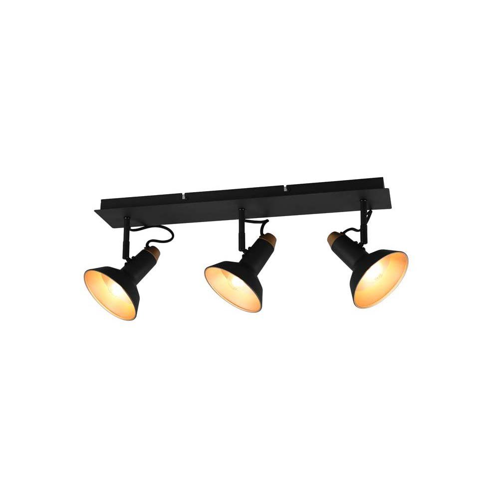 etc-shop Deckenstrahler, Deckenleuchte Deckenlampe Strahler verstellbar Wohnzimmerlampe schwarz