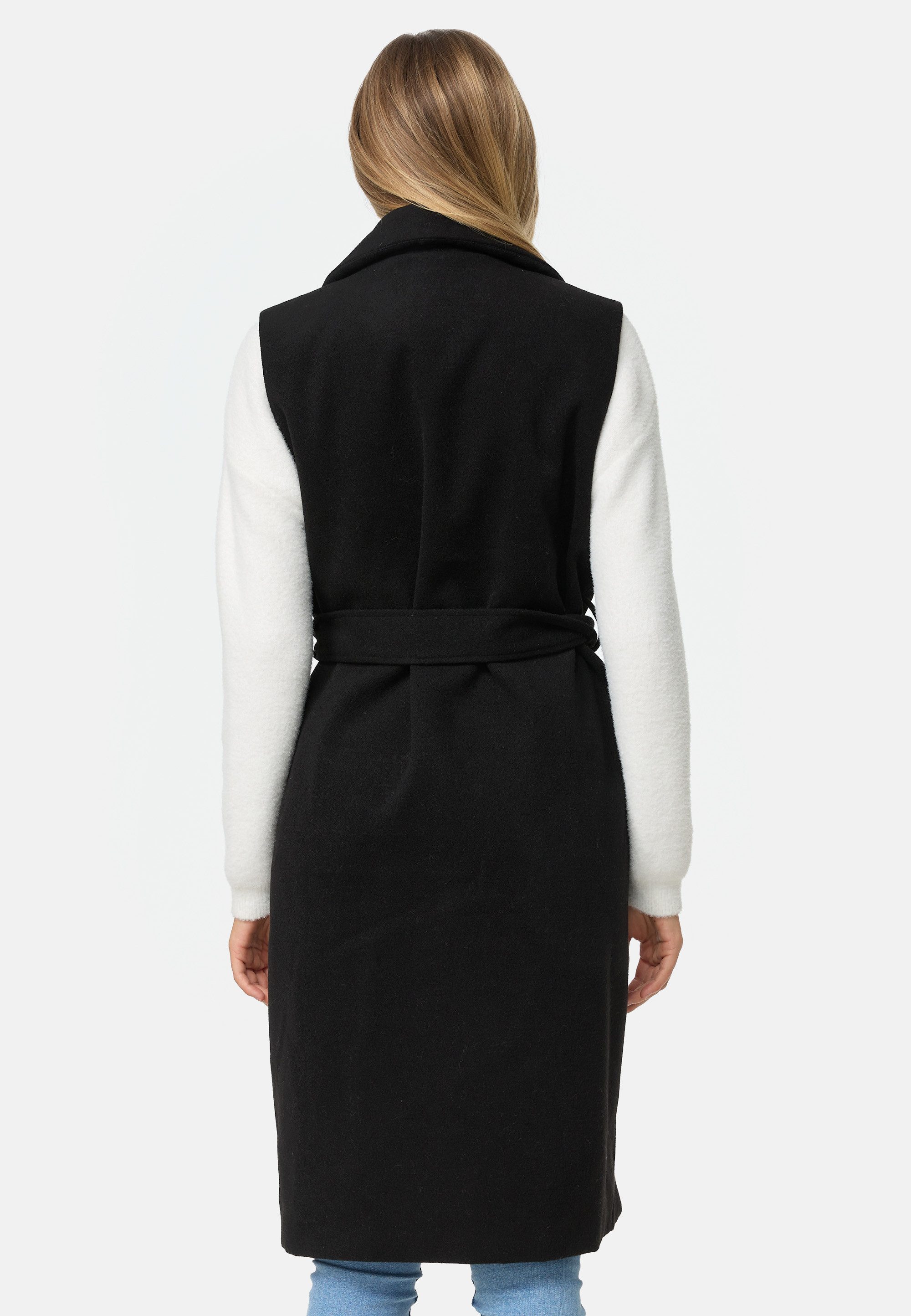 Threadbare Softshellweste THB Suhail belted formall Coat (1-tlg) mit Gürtel