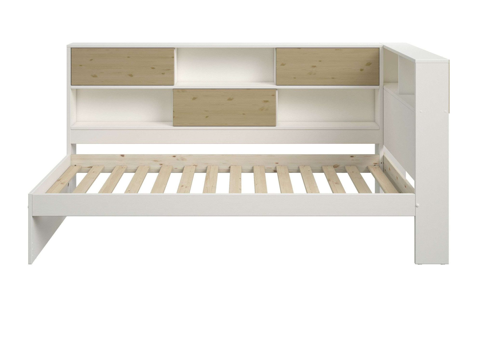 OTTO home Stauraumbett Amance, Kopfteil beidseitig montierbar, stabil und langlebig, Stauraum (Außenmaße B/T/H: 110,2/220,1/106,9 cm), FSC® zertifiziert, inklus – Bild 5 von 5