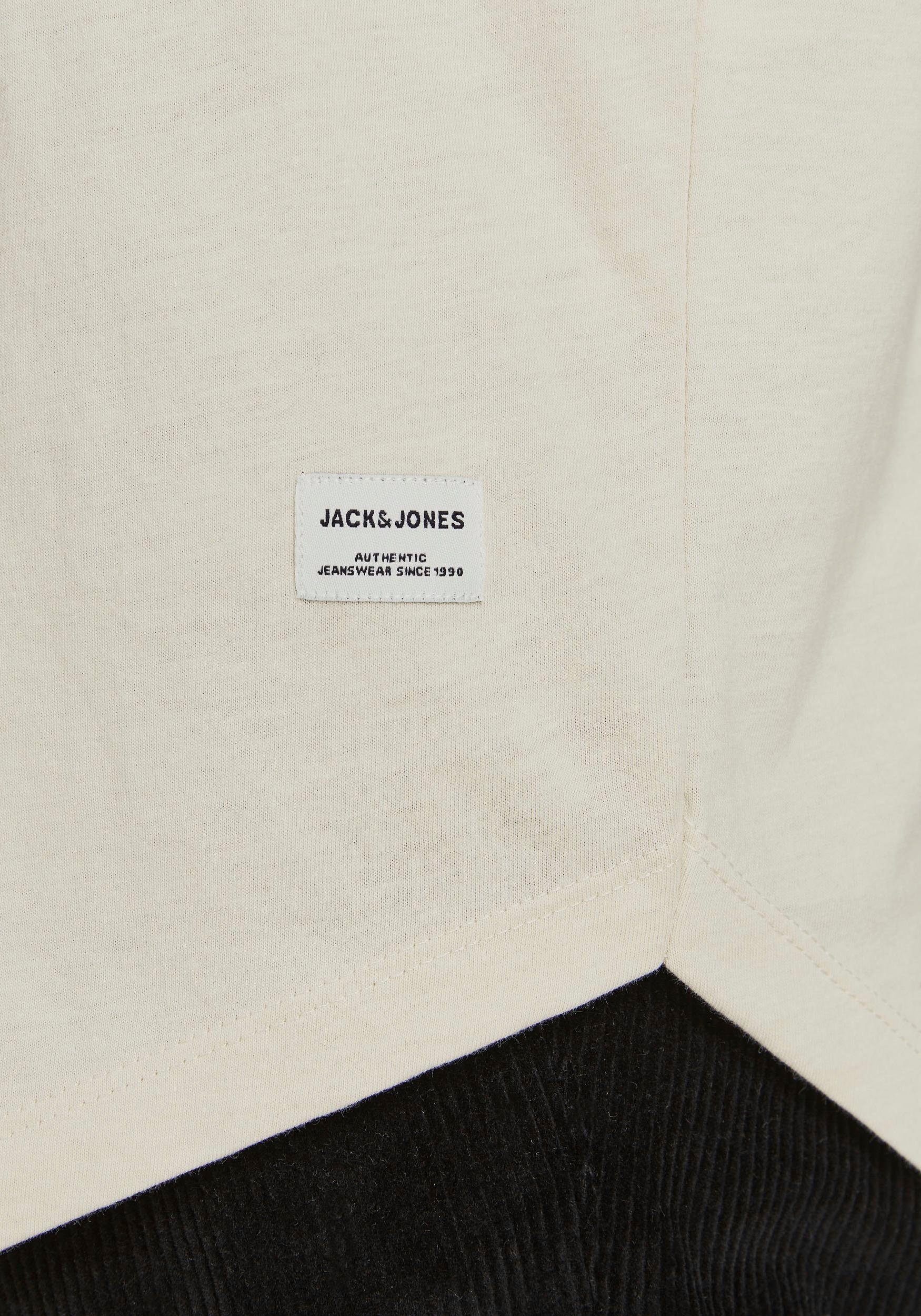 Jack & Jones T-Shirt TEE hellbeige NOA