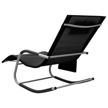 vidaXL Gartenlounge-Sessel Liegestuhl Relaxstuhl Gartenliege Sonnenliege Schaukelstuhl Textilene