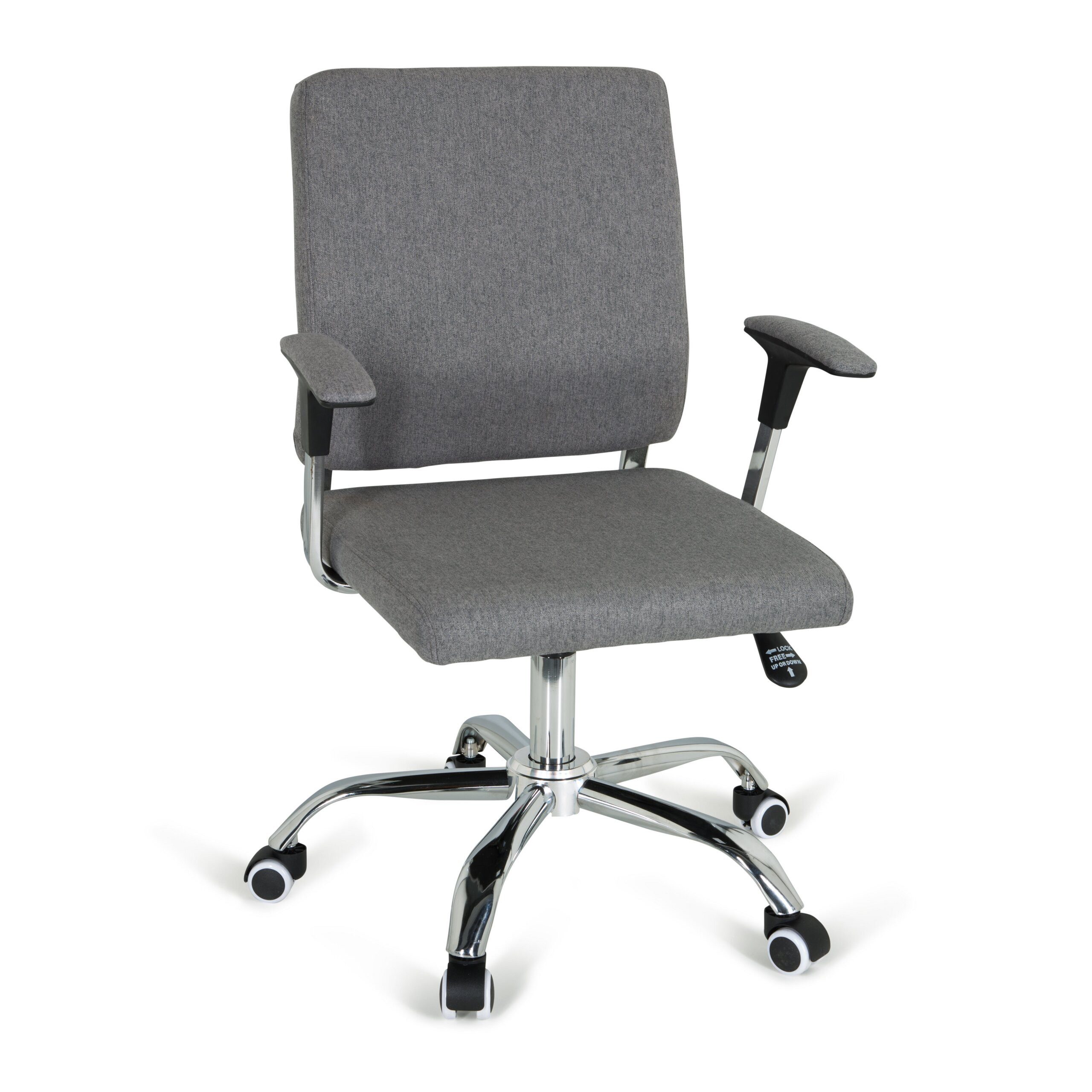 hjh OFFICE Chefsessel Home Office Chefsessel Charles I Stoff, Drehstuhl Bürostuhl ergonomisch