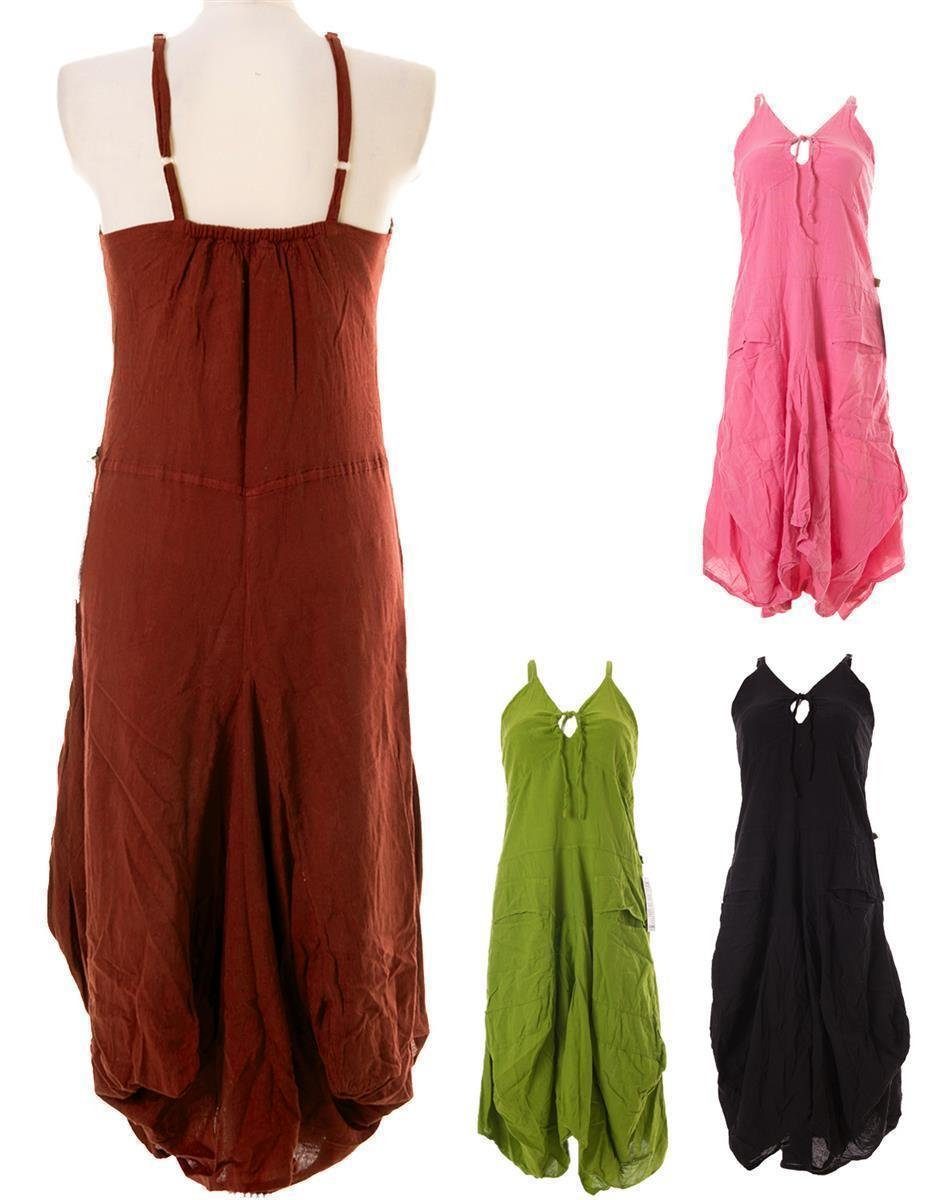 Vishes Ballonkleid Lagenlook Ballonkleid mit verstellbaren günstig online kaufen