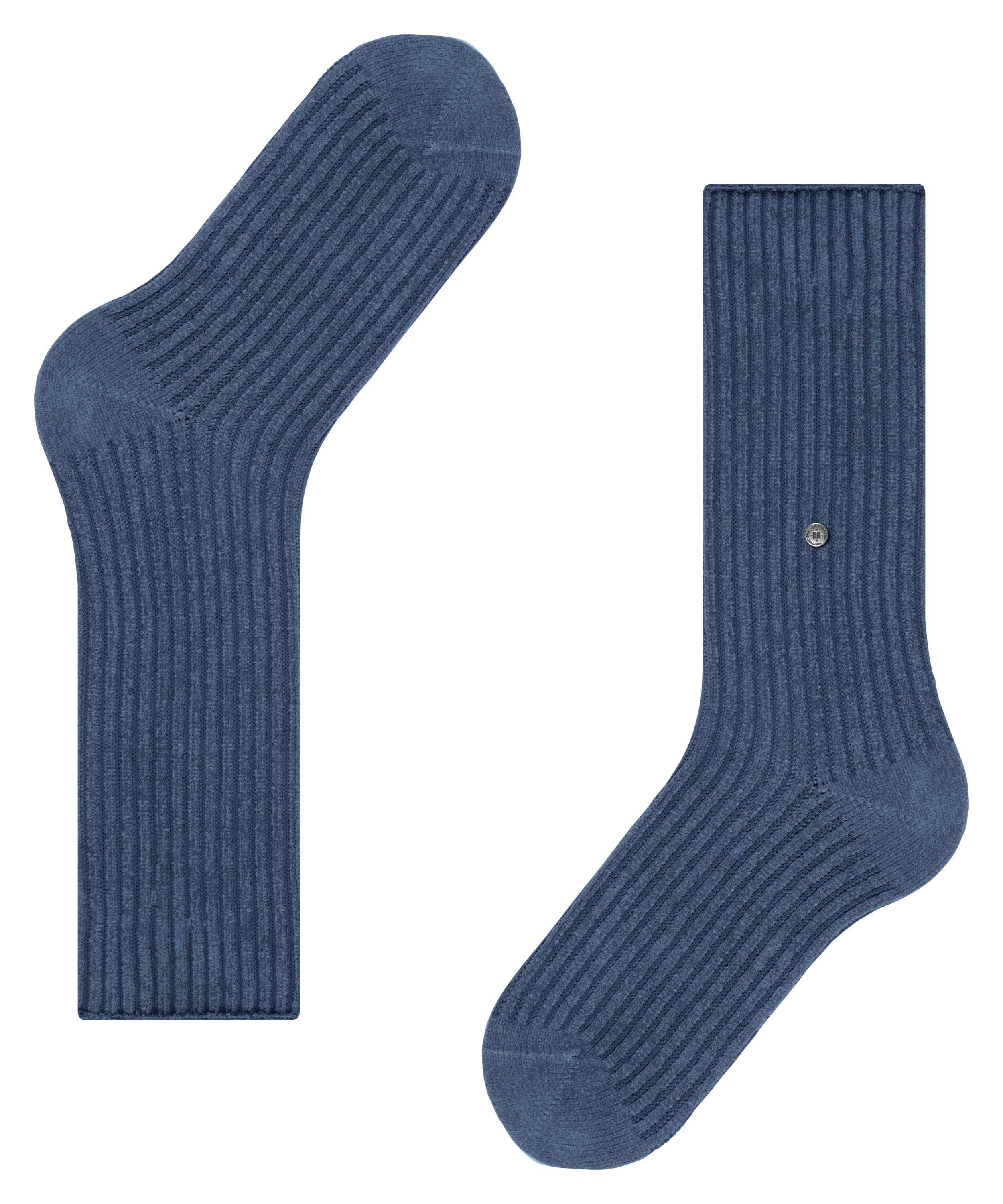 night Cord (6578) Burlington Socken Cosy blue (1-Paar)