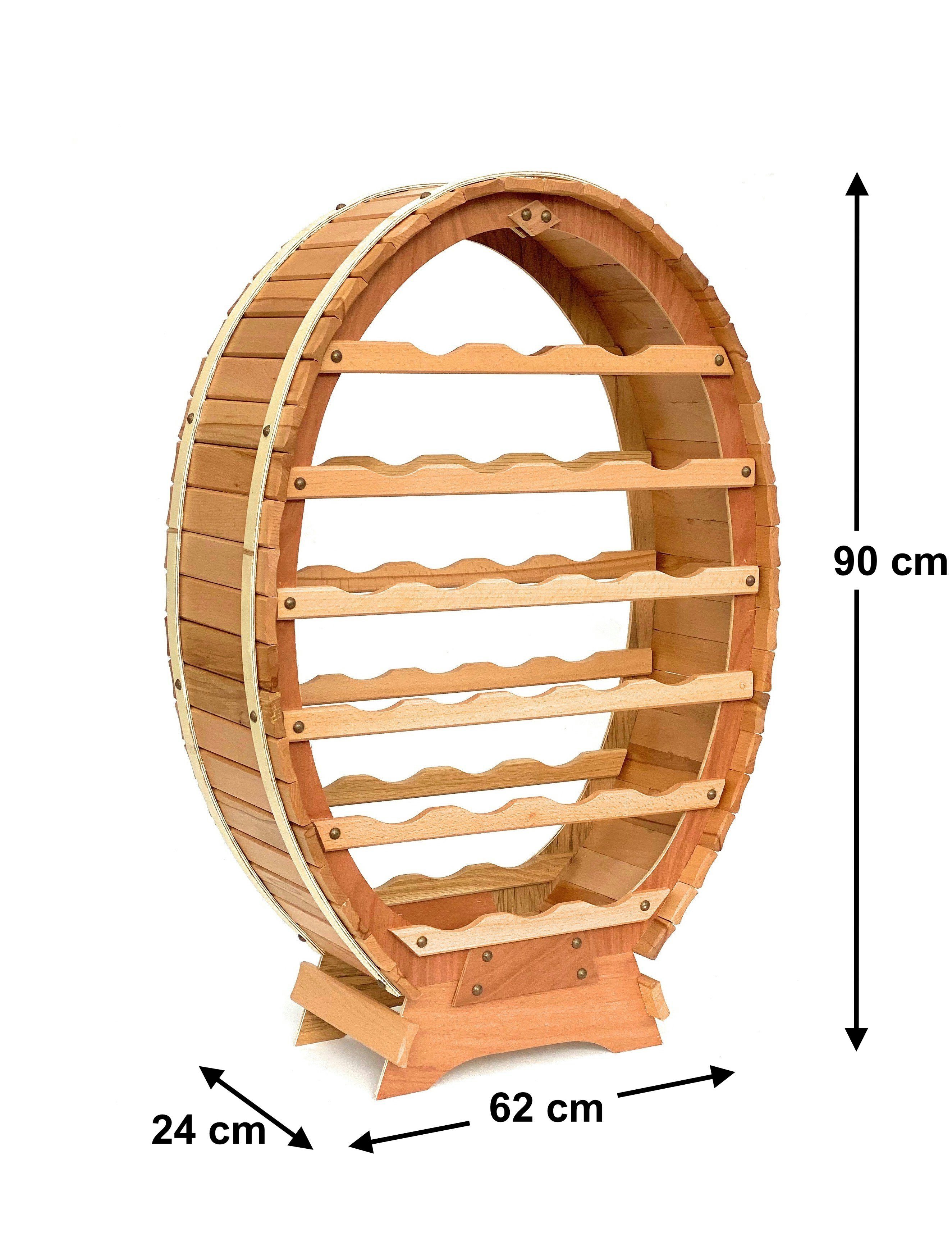 DanDiBo Weinregal Weinfass aus Holz für günstig online kaufen