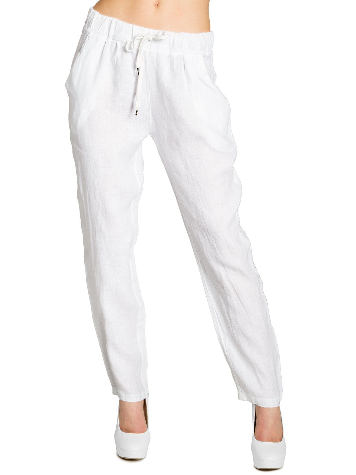 Weisse Damen Leinenhosen Online Kaufen Hose Aus Leinen Otto