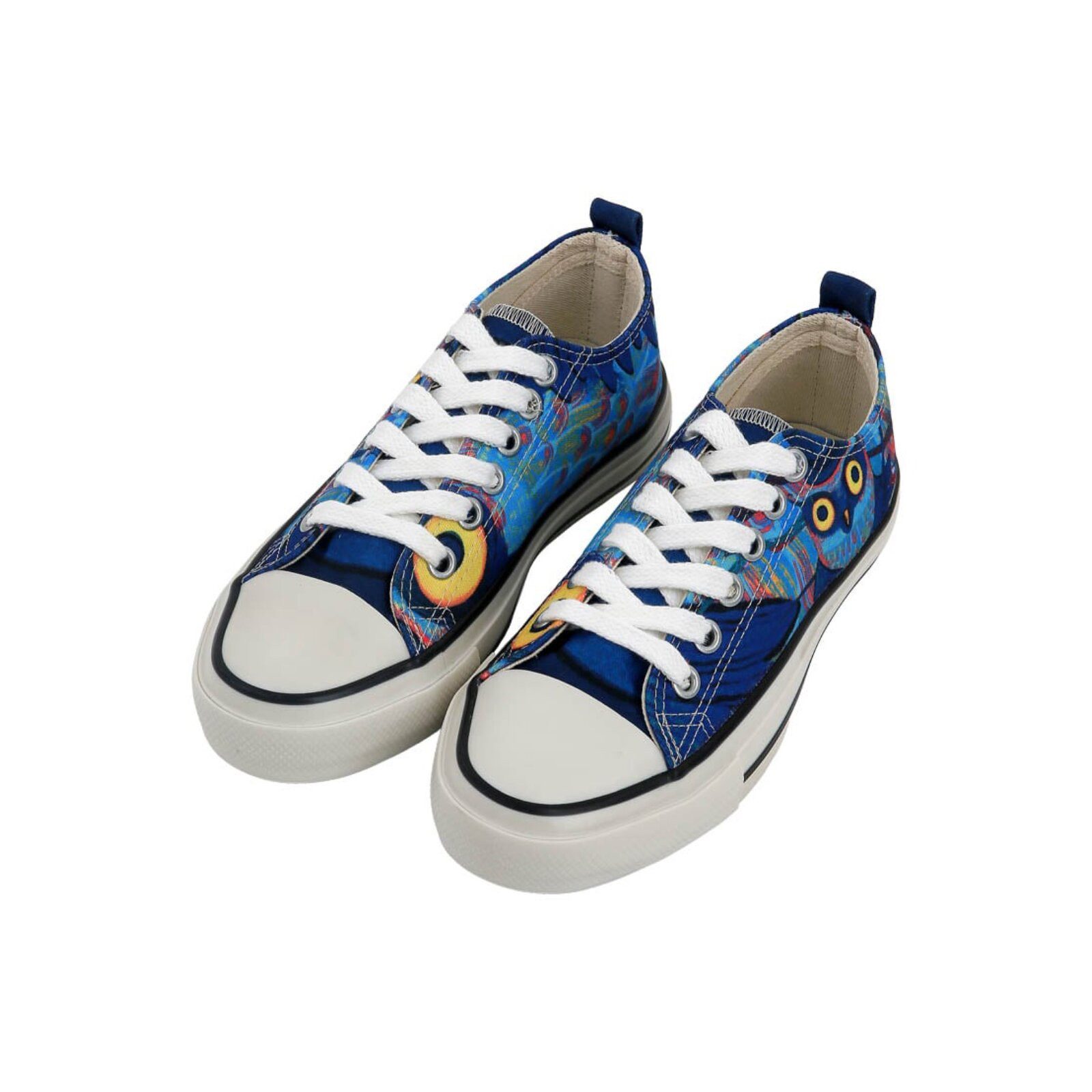 DOGO Liria Low-Top Sneaker Feathers Of The Owl Damen Sneaker Ballerina Handgefertigt