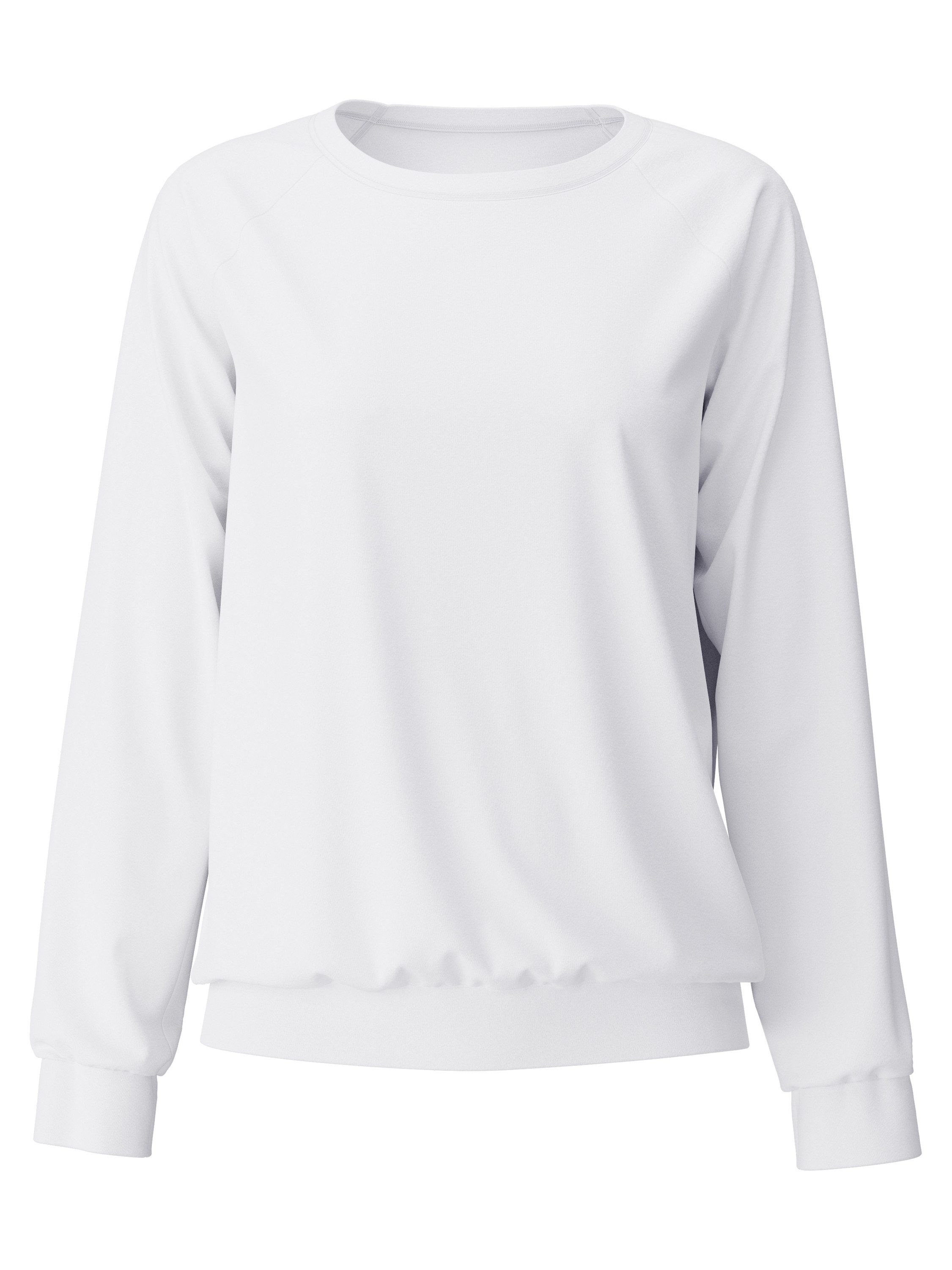 CALIDA Langarmshirt Favourites Sleep Damen (1-tlg) Raglanärmel, weiche Interlock-Qualität und bequem