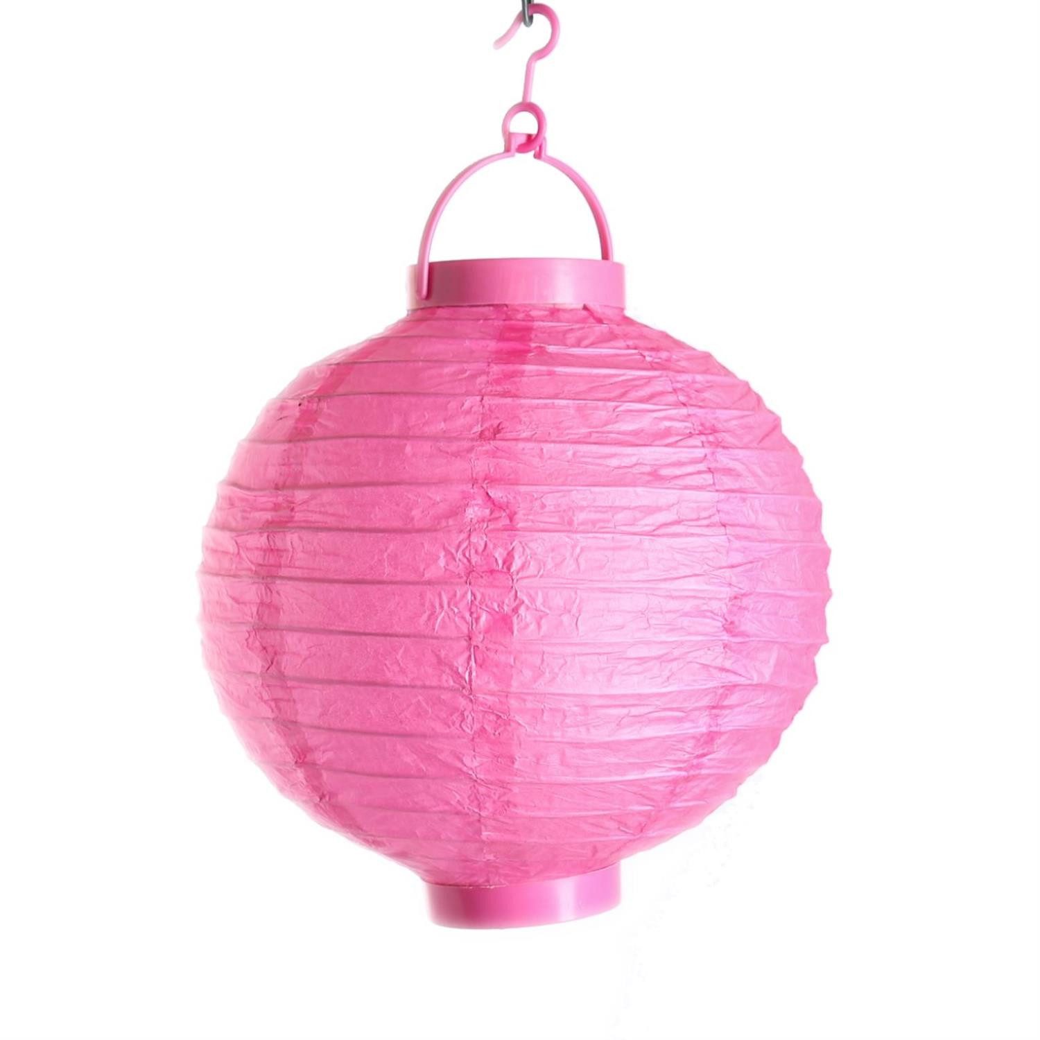 MARELIDA LED Lampion LED Lampion kaltweiße LED D: 30cm Kugel Laterne Partylampion pink, LED Classic, kaltweiss (5300K bis 6000K)