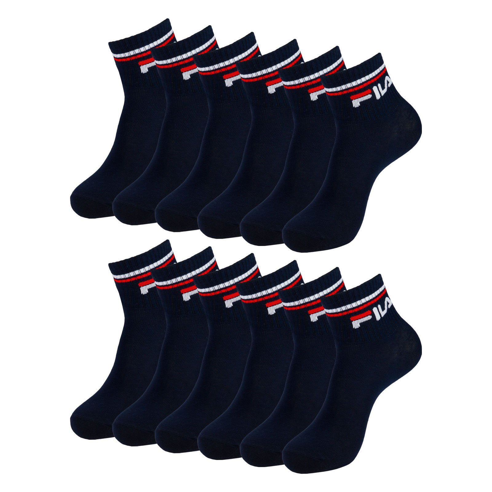 Fila Kurzsocken Quarter Socks Calza (6-Paar) günstig online kaufen