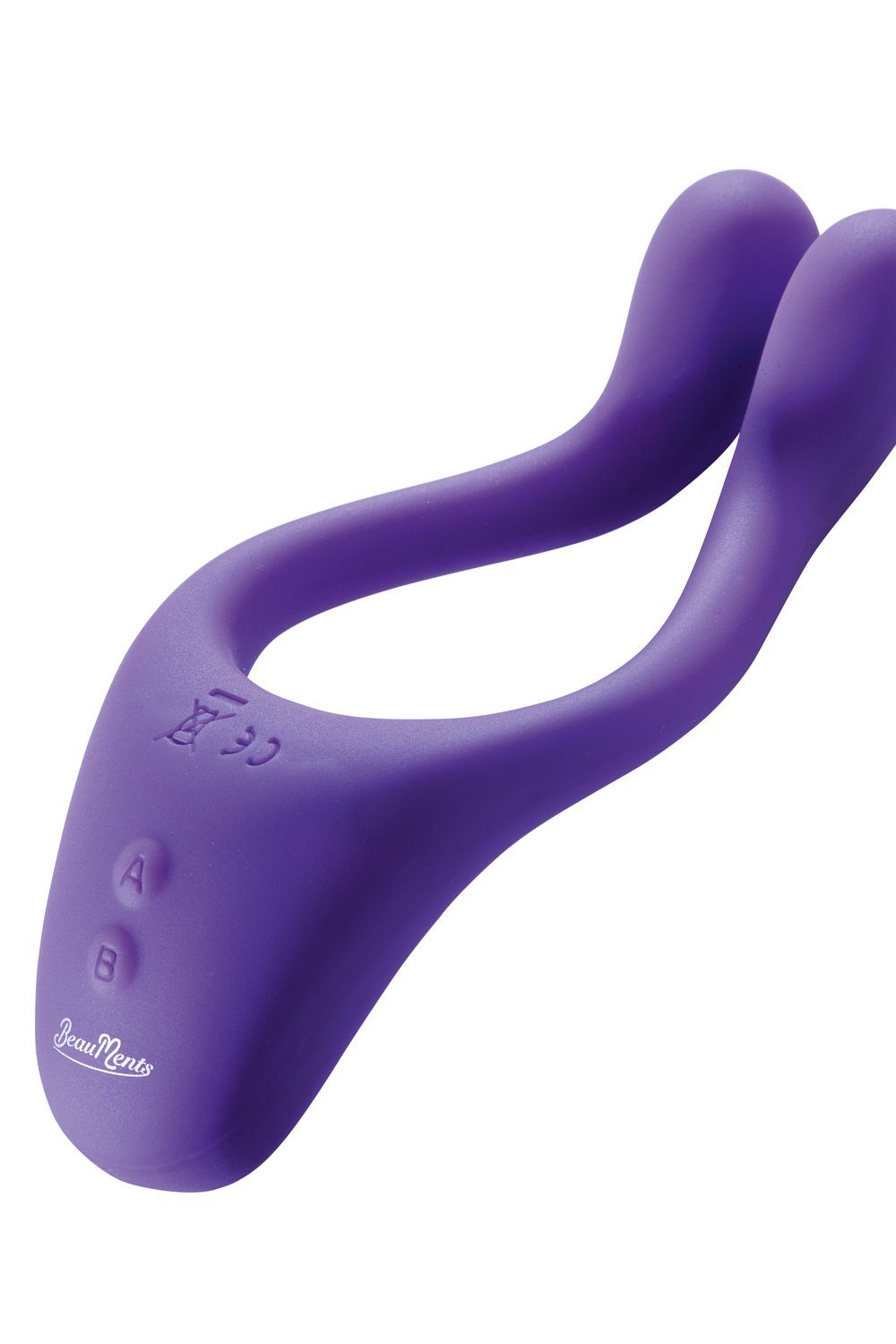 mit Intensitäten Beauments Vibrator violett DOPPIO 2.0 mit Fernbedienung, Beauments 10 Druckwellenstimulator