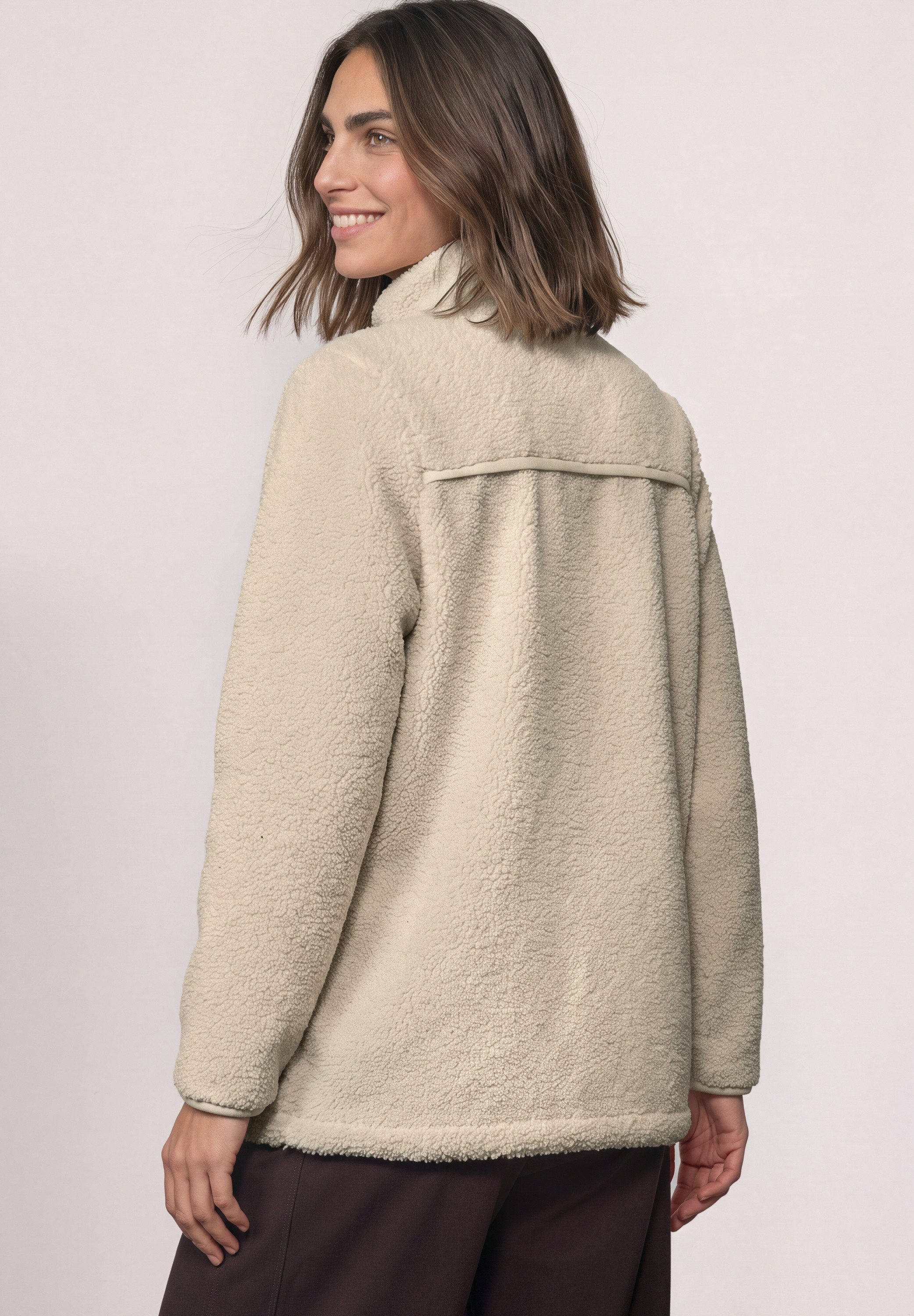 STREET ONE Fellimitatjacke mit Stehkragen – Bild 2 von 5
