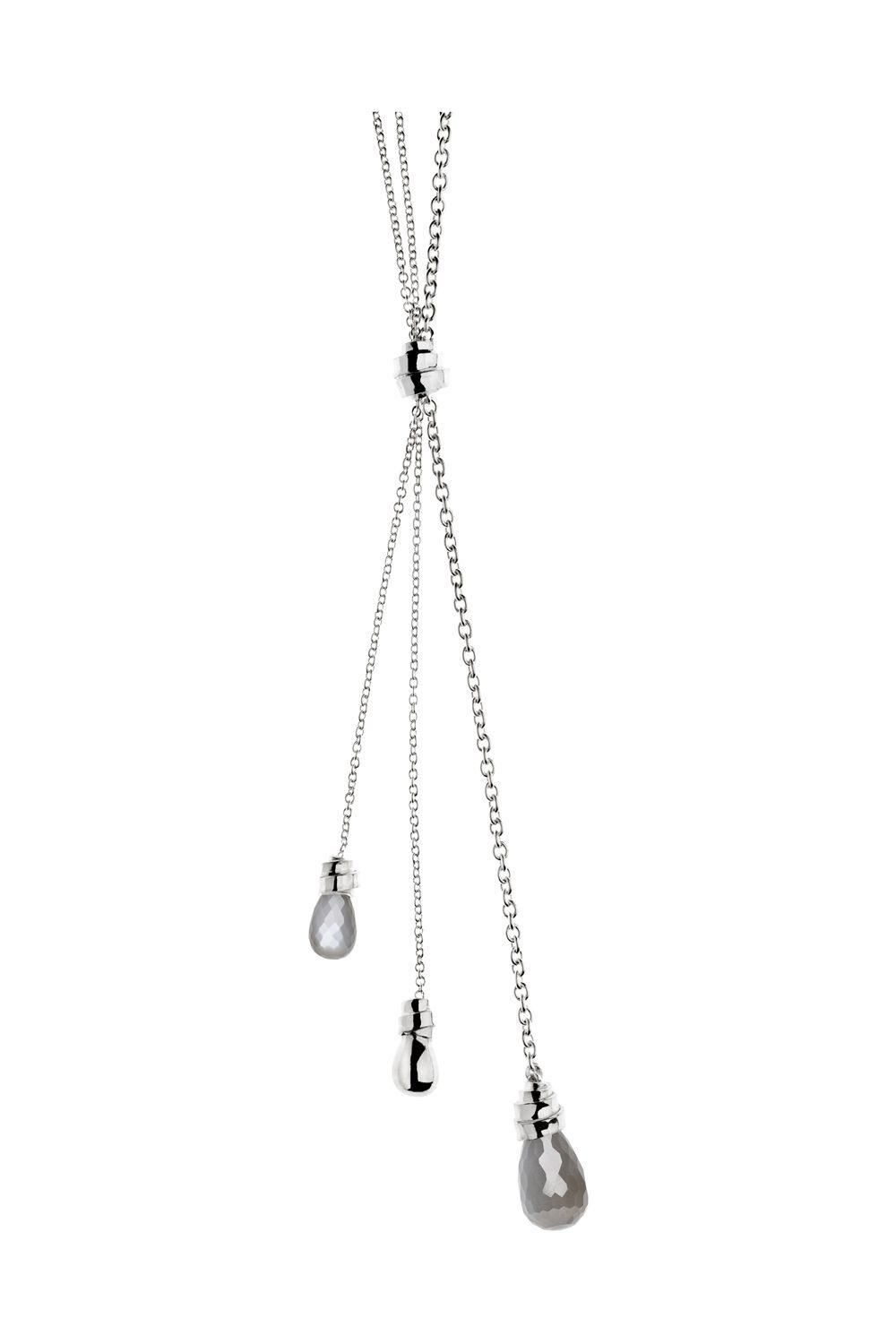 Marc O'Polo Collier Damen 925er Sterling-Silber Silber 80cm BA9190220119