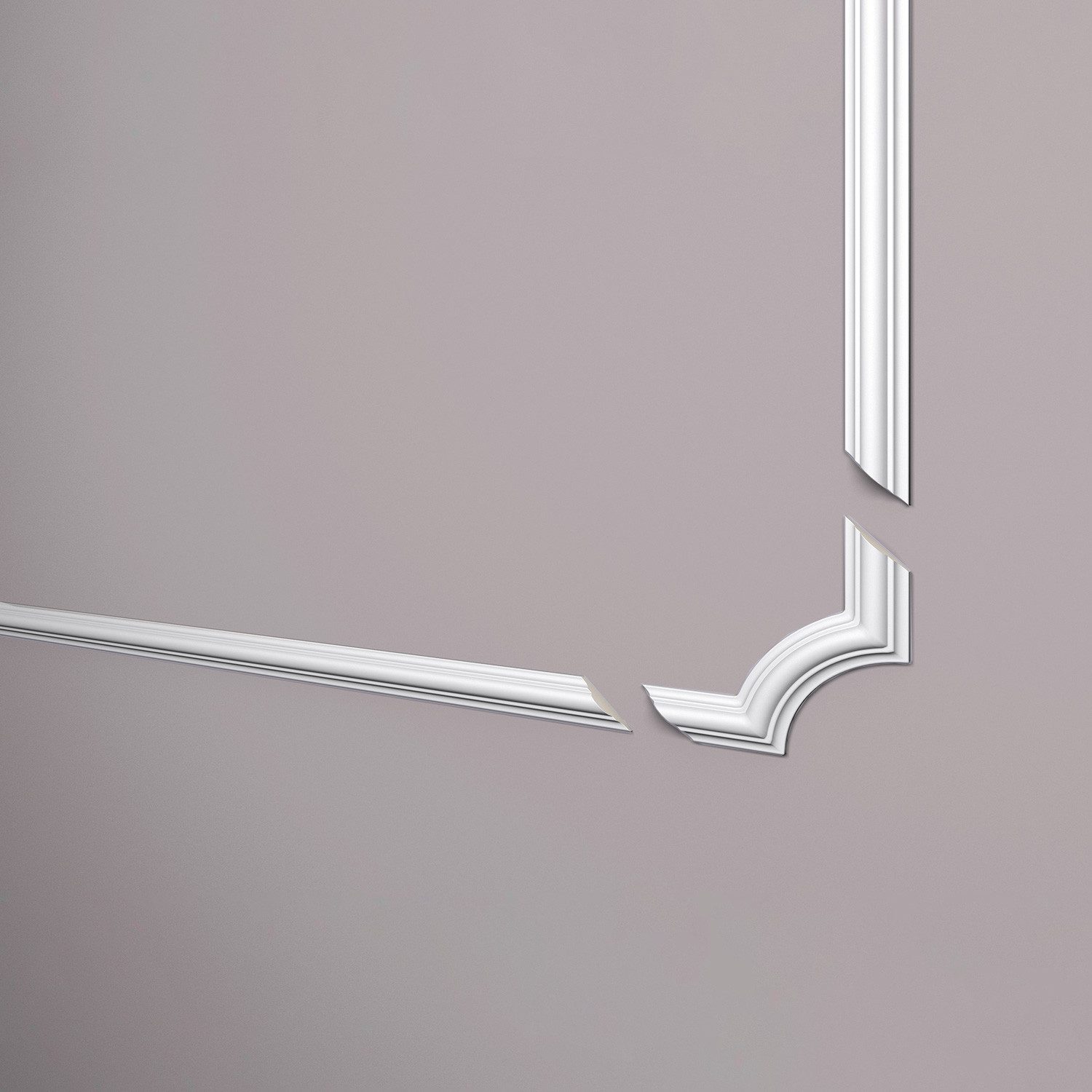 NOËL & MARQUET by nmc Eckprofil NMC Z103 ARSTYL Eckelement-Set 4 St. Zierelement (Eckelement-Set, 1-St., Zierelement), Eckelement-Set