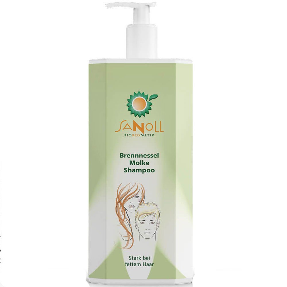 Sanoll Haarshampoo Brennnessel Molke Shampoo, 1 l