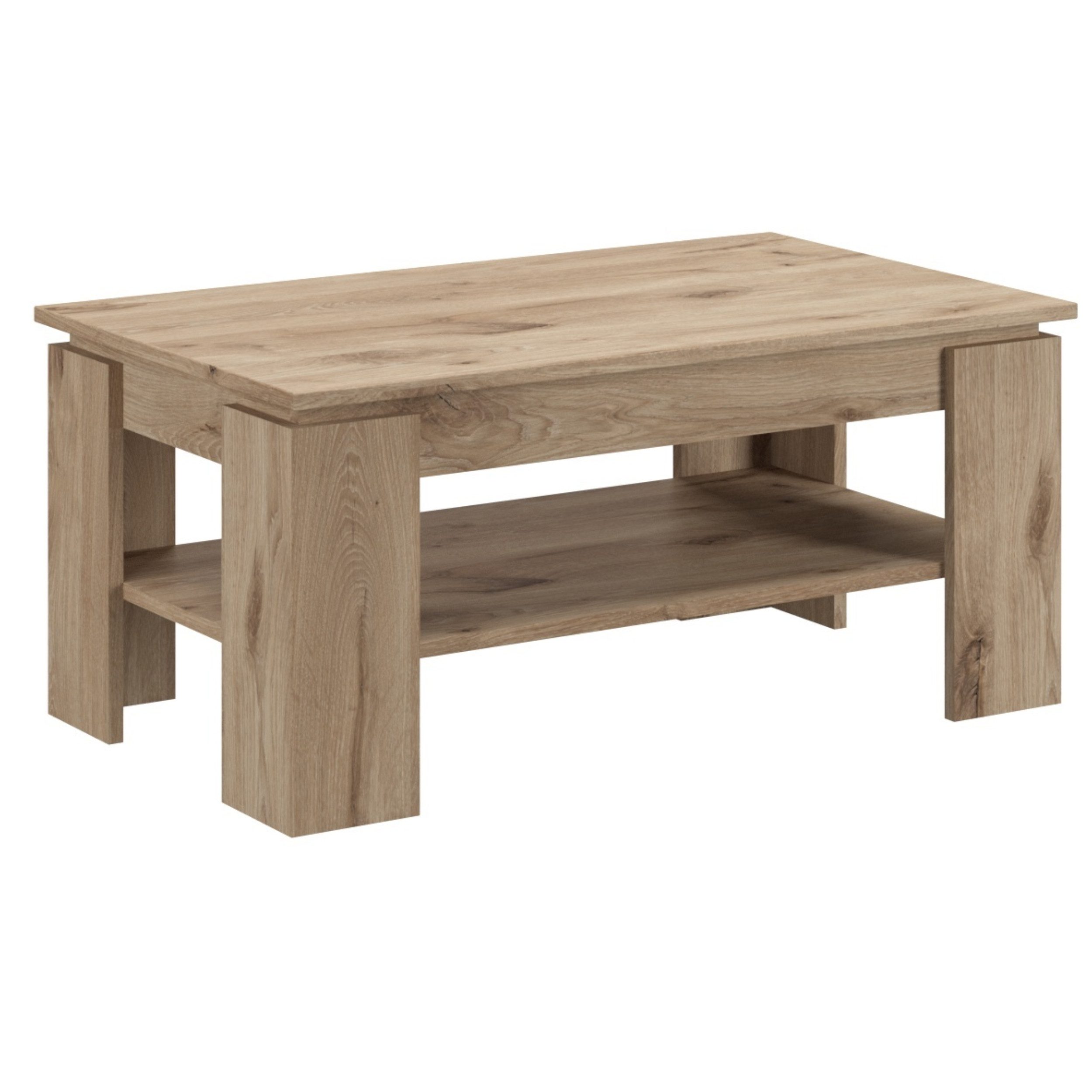 xonox.home Couchtisch, Nox Oak Nachbildung Modern 100x45x60 cm
