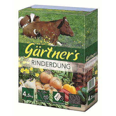 Gärtner's Gartendünger RinderDung Naturdünger gekörnt 4,5 kg
