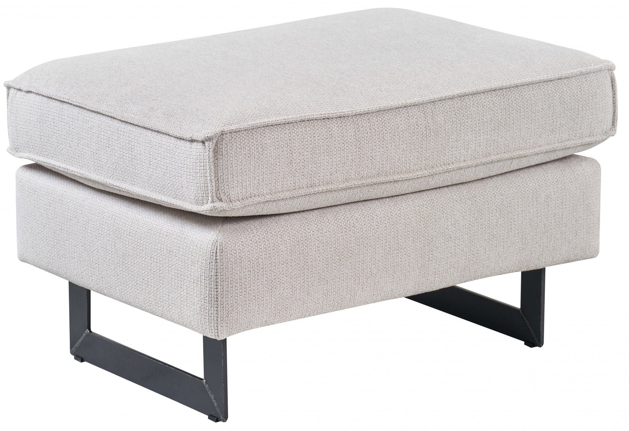 Home affaire Polsterhocker "Pinto" mit Keder, Metallfüßen und auch in Cord günstig online kaufen