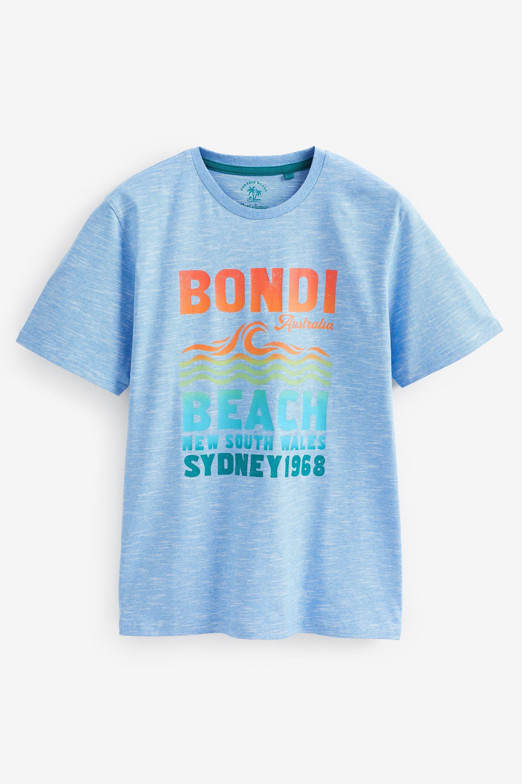 Next Print-Shirt T-Shirt mit Print (1-tlg) Blue Bondi