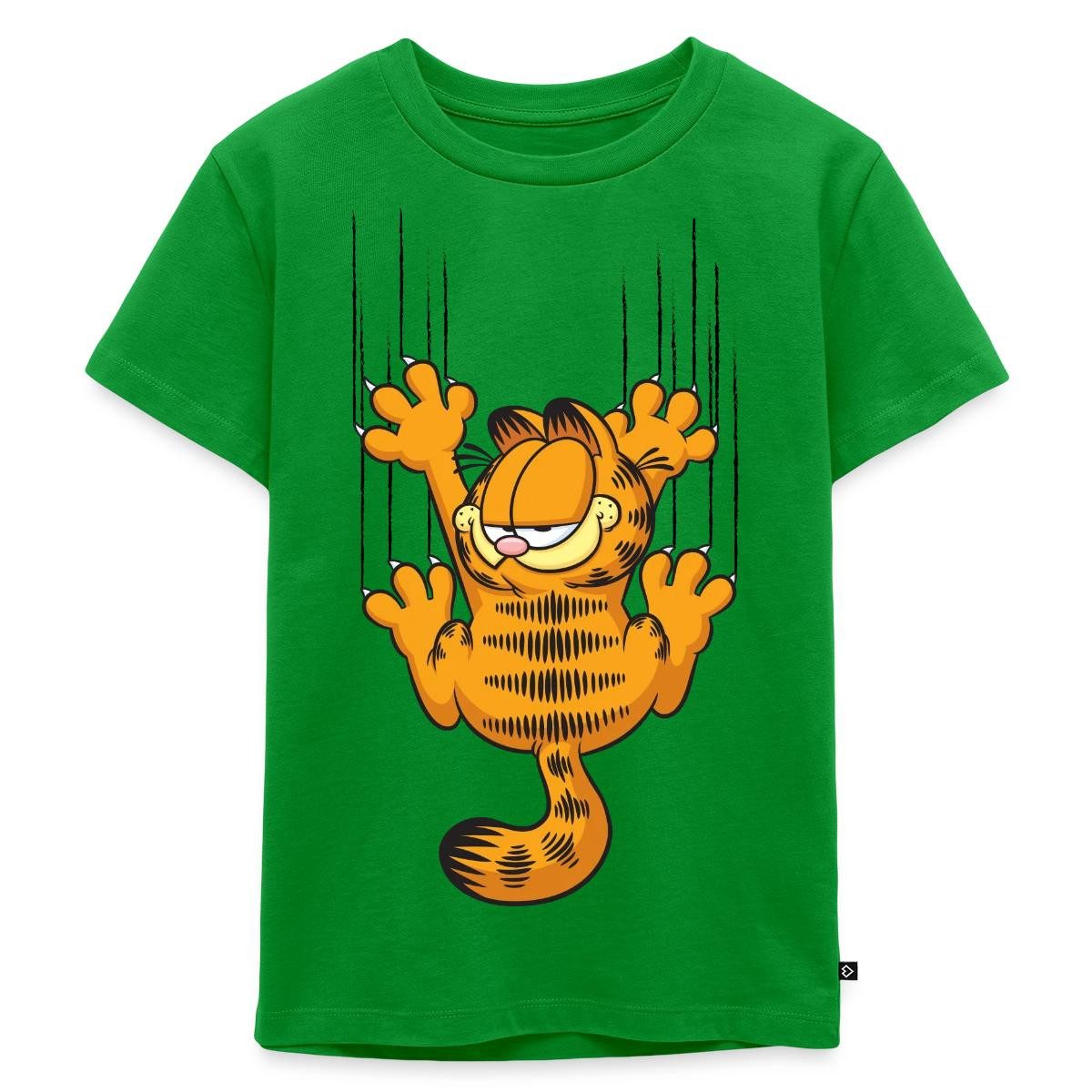 T-Shirt Garfield Kratzer Kinder Premium T-Shirt