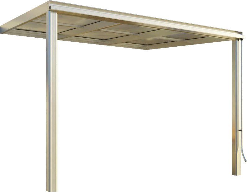 Beckmann Terrassendach Exklusiv Gr. 1, BxT: 307x270,7 cm, Bedachung Doppelstegplatten