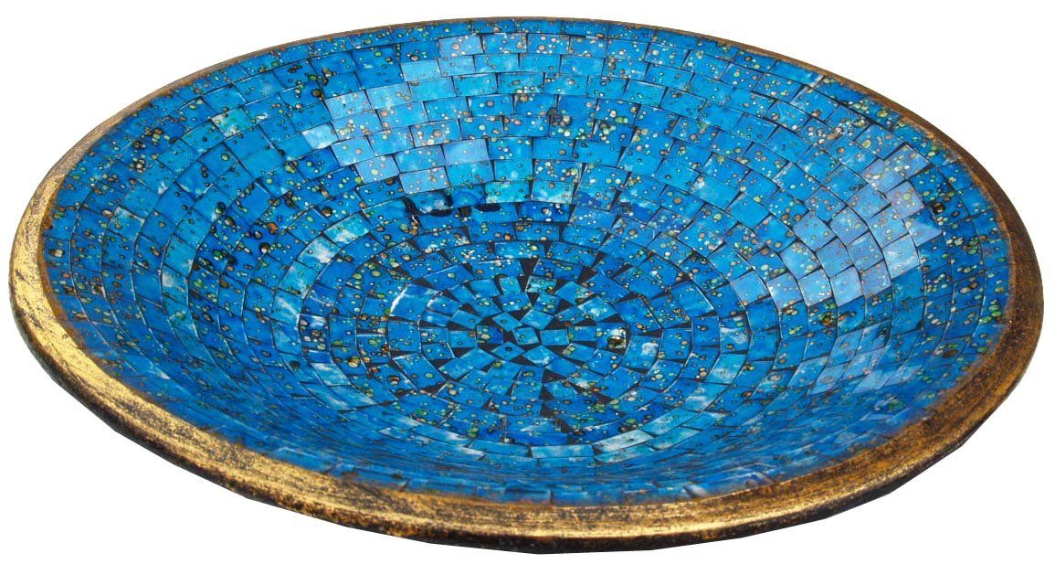 Guru-Shop Dekoschale Runde Mosaikschale, Untersetzer, Dekoschale,.. günstig online kaufen