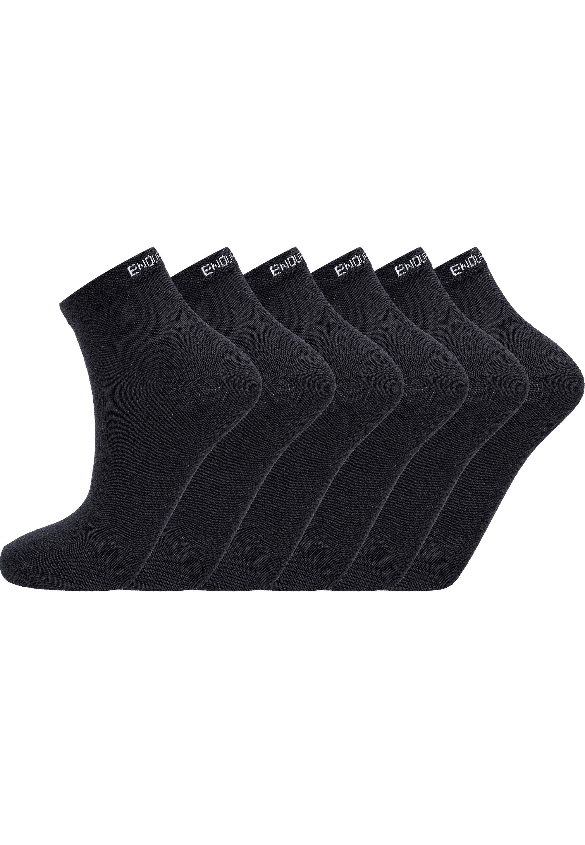 ENDURANCE Socken Ibi (6-Paar) mit sehr hohem Baumwolle-Anteil schwarz | Socken