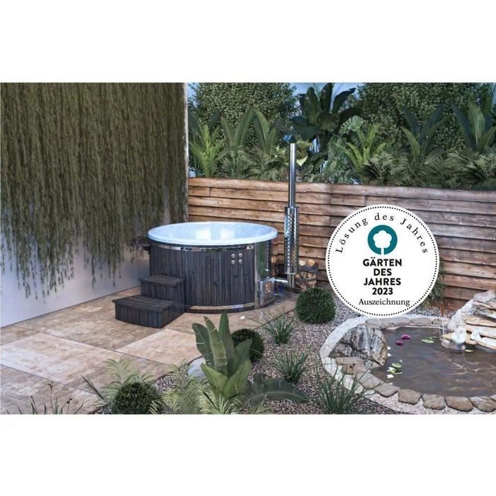 FinnTherm Whirlpool Badefass Stockholm "Spa Edition" Deluxe