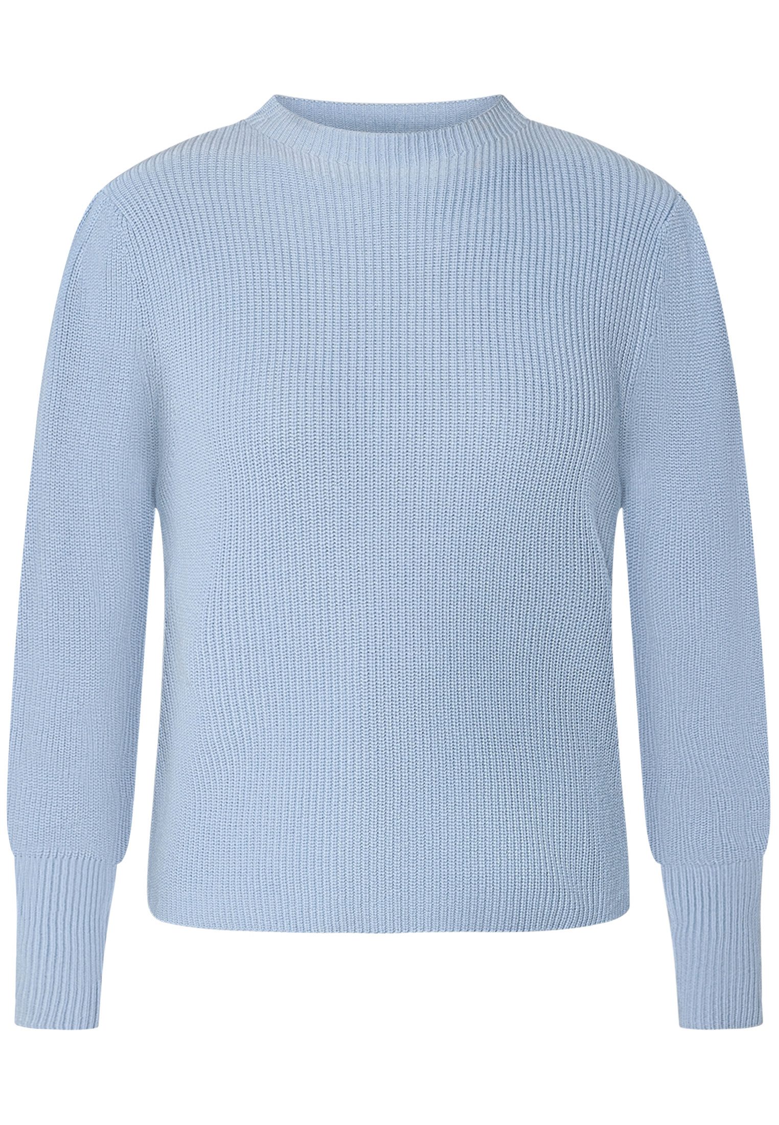 Zero Strickpullover Damen mit Ballonärmeln (1-tlg) Plain/ohne Details