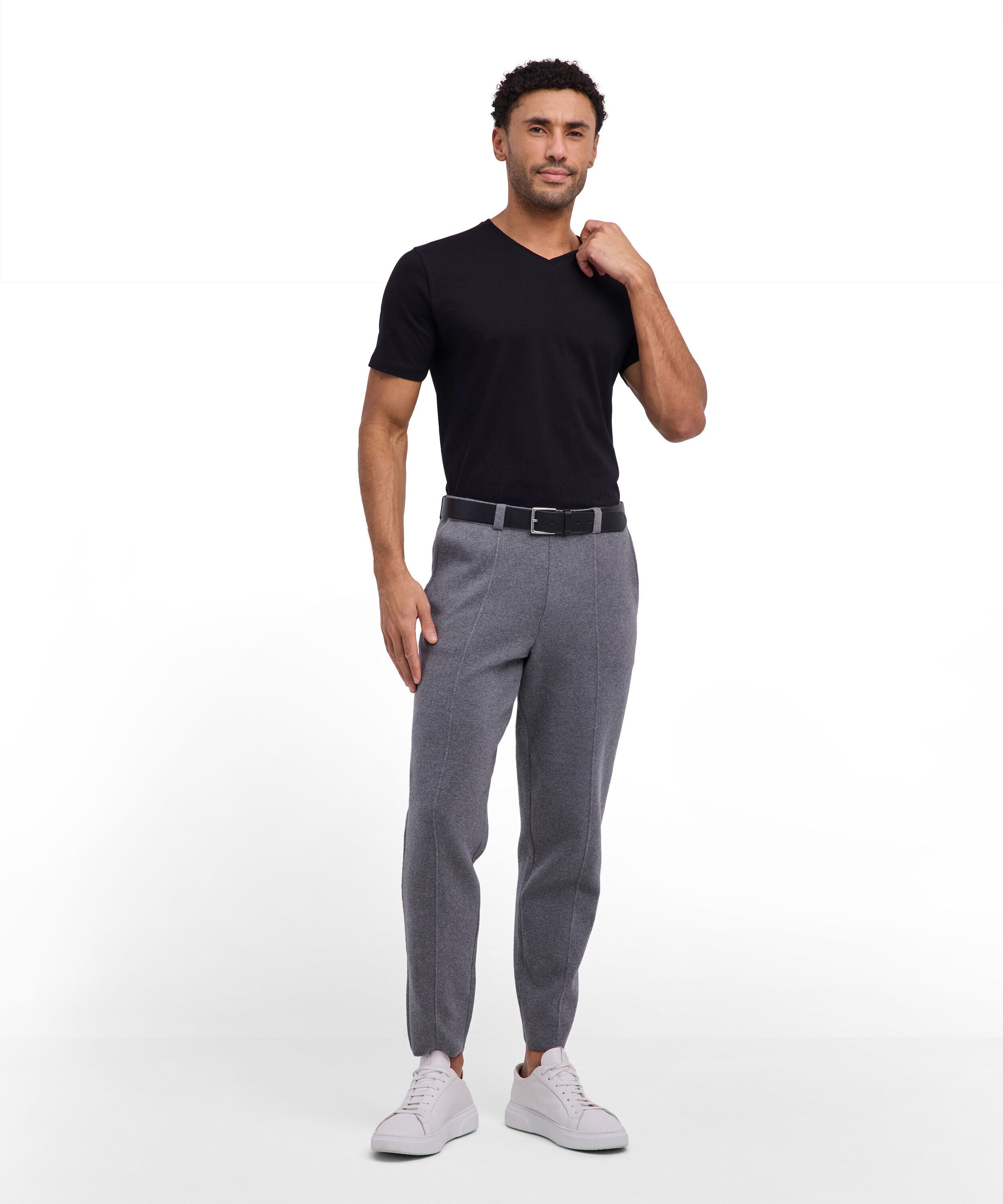 FALKE T-Shirt 2-Pack T-Shirt aus feiner ägyptischer Baumwolle (2-tlg., 2) aus feiner ägyptischer Baumwolle