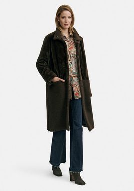 Emilia Lay Langmantel Coat with stand-up collar .