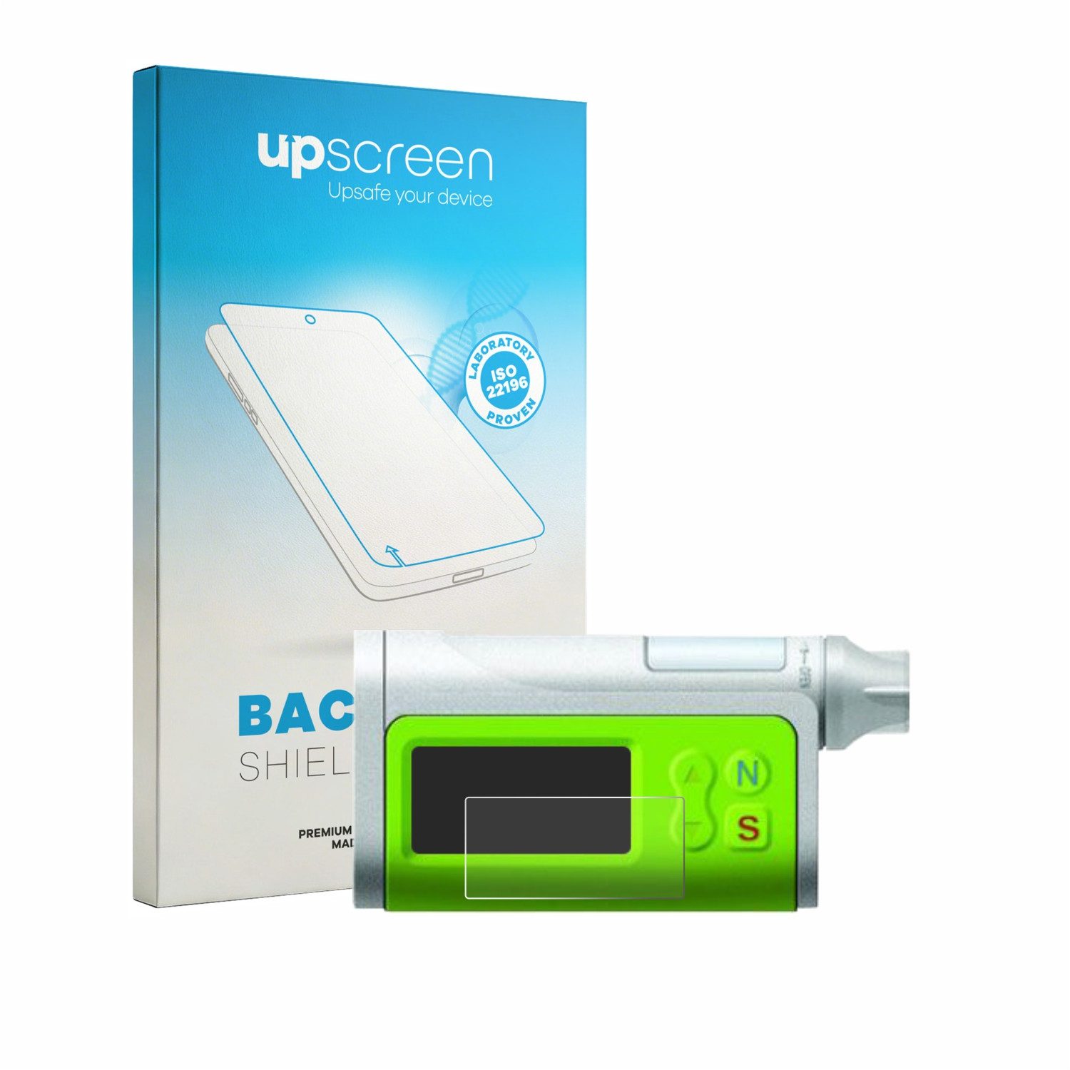 upscreen Displayschutzfolie Schutzfolie für Dana Diabecare IIS, Displayschutz Schutz Folie Klar antibakteriell