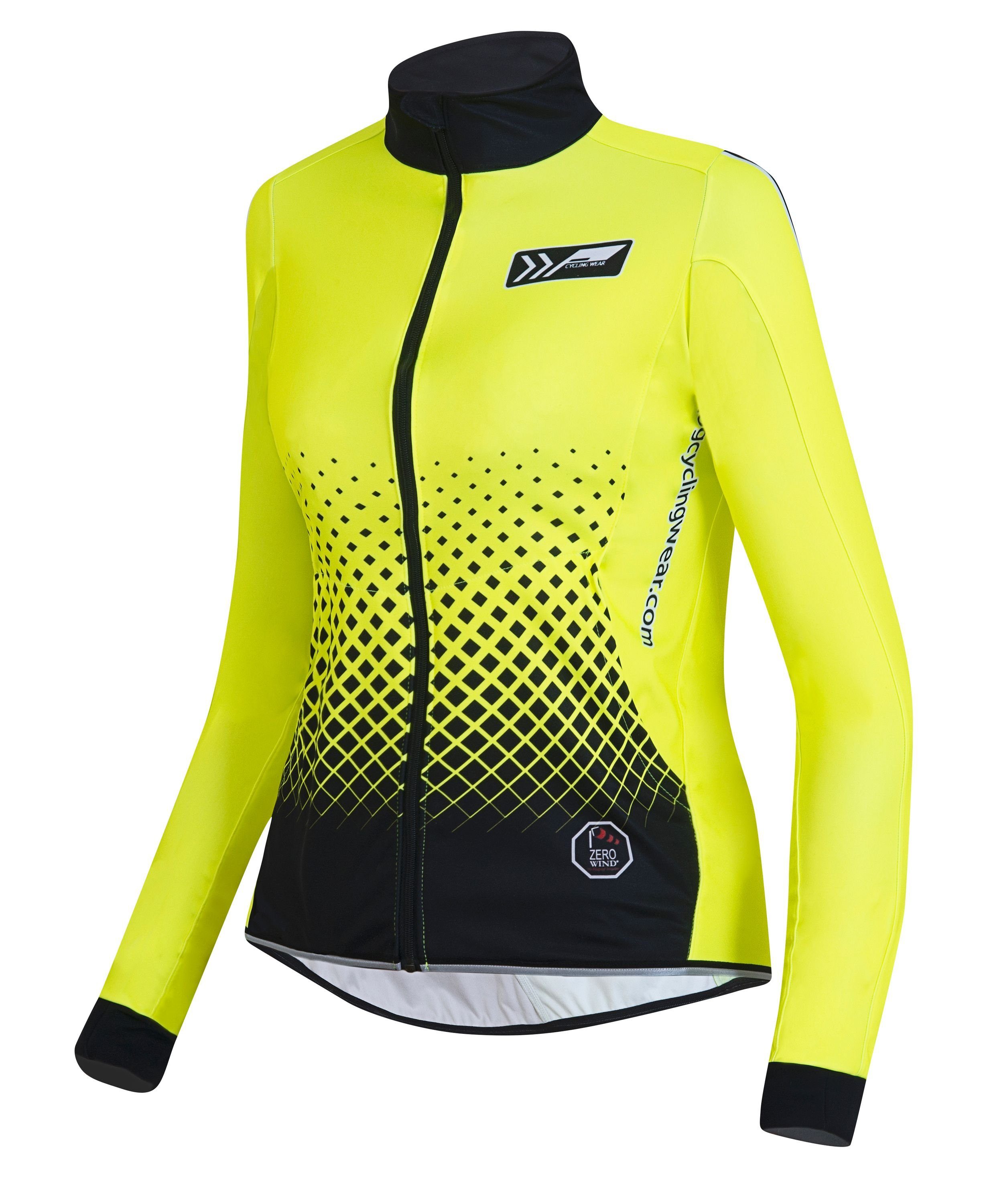 prolog cycling wear Funktionsjacke »Fahrradjacke Damen Softshell Übergang  „Safety Jacket Zero Wind & Water“ leichte Radjacke elastisch, mit  Reflexelementen« online kaufen | OTTO