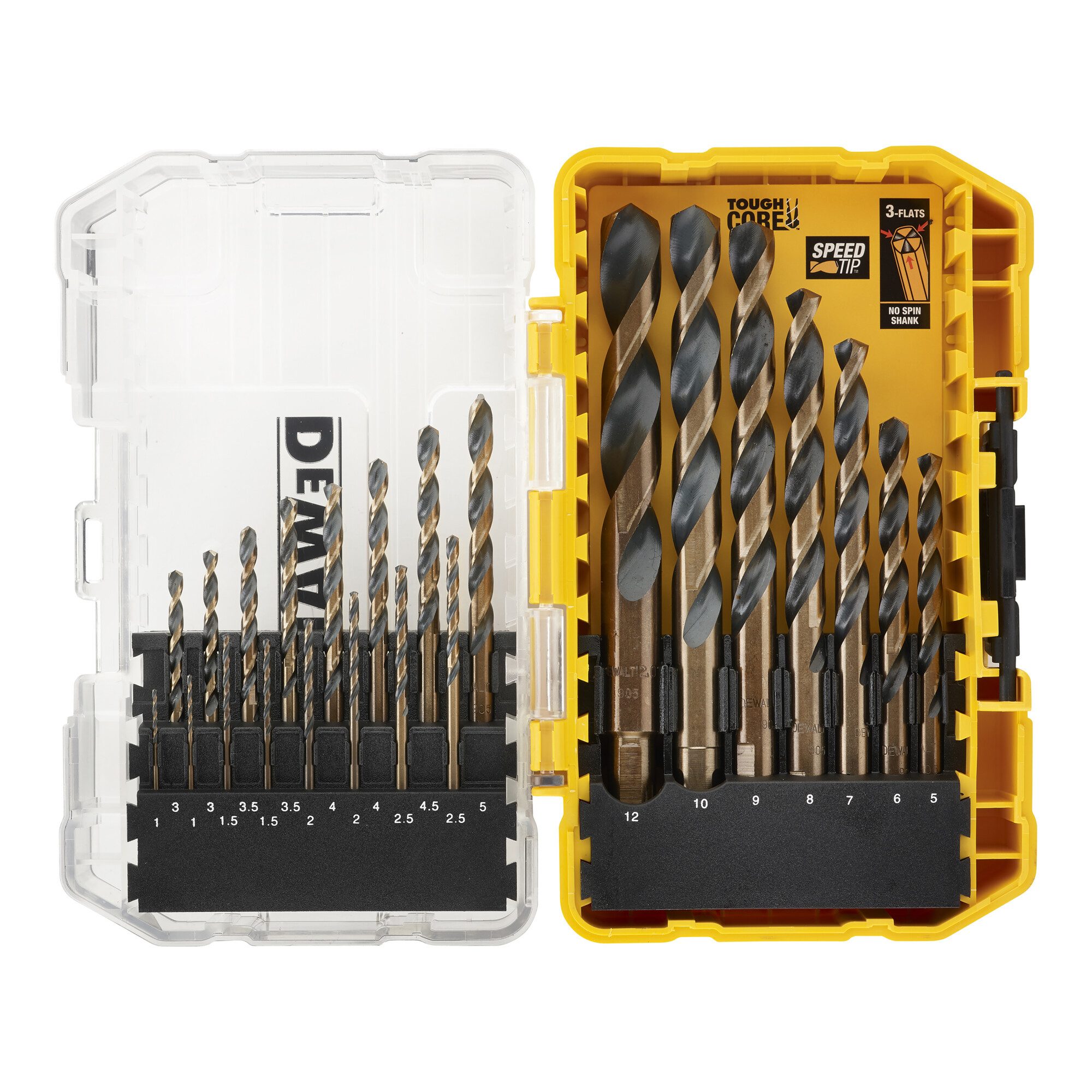 DeWalt Metallbohrer DEWALT Metallbohrer-Set 23-tlg. HSS-G