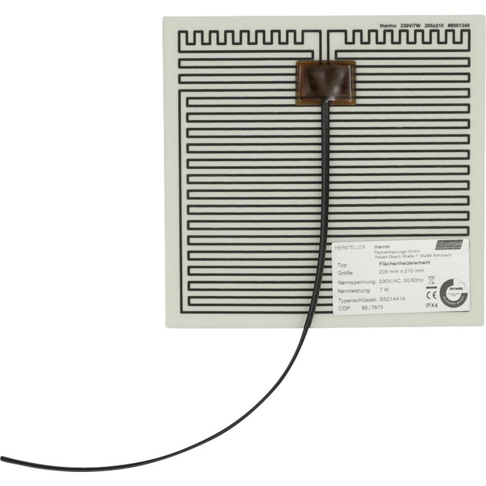 Thermo TECH Heizmatten Thermo TECH Heizfolie 230 V/AC, 230 V/DC 7 W Schutzart IPX4 (L x B)