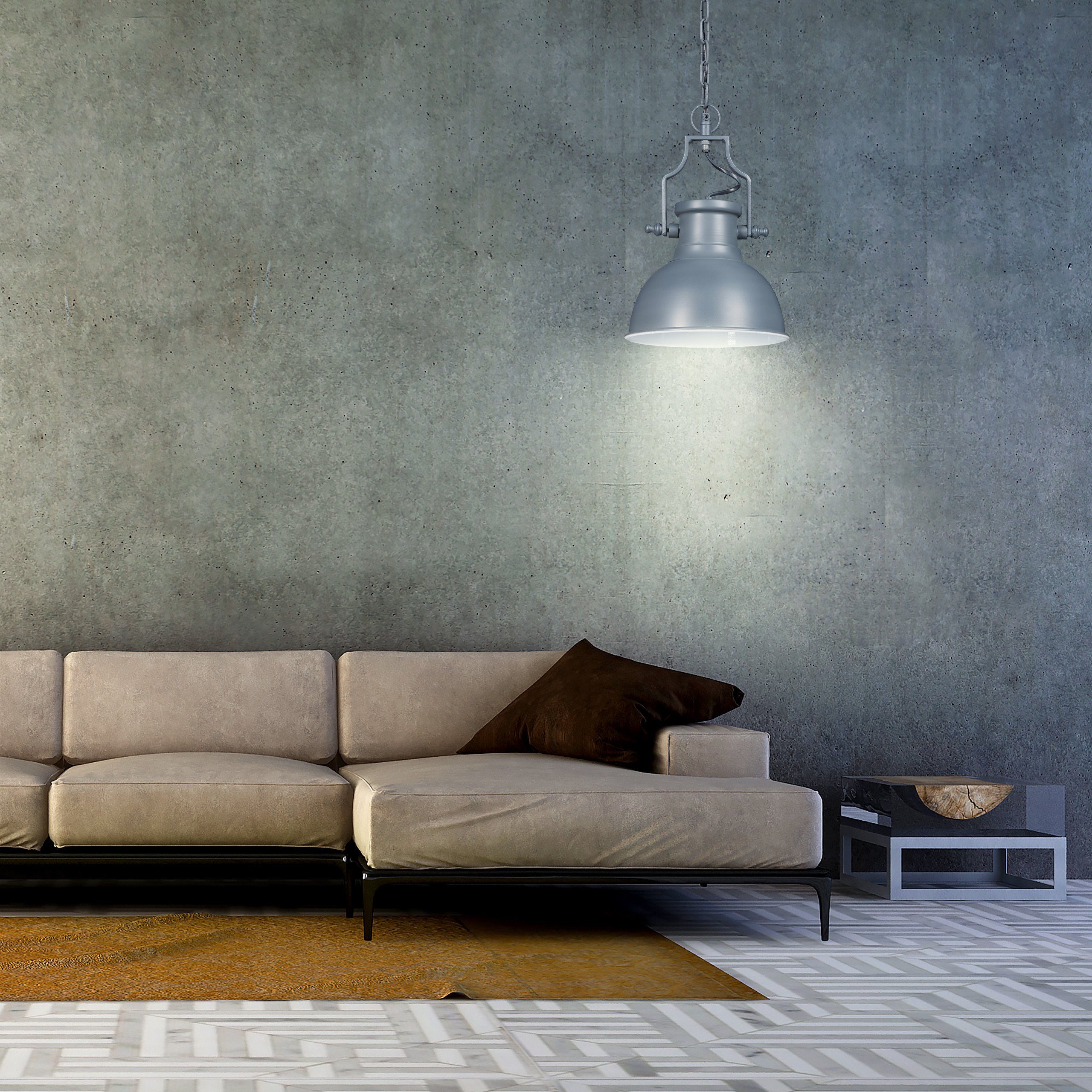 relaxdays Hängeleuchte Hängelampe Industrial Look klein, günstig online kaufen