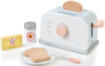 MUSTERKIND® Kinder-Toaster Olea, weiß/graublau, mit drehbaren Knopf