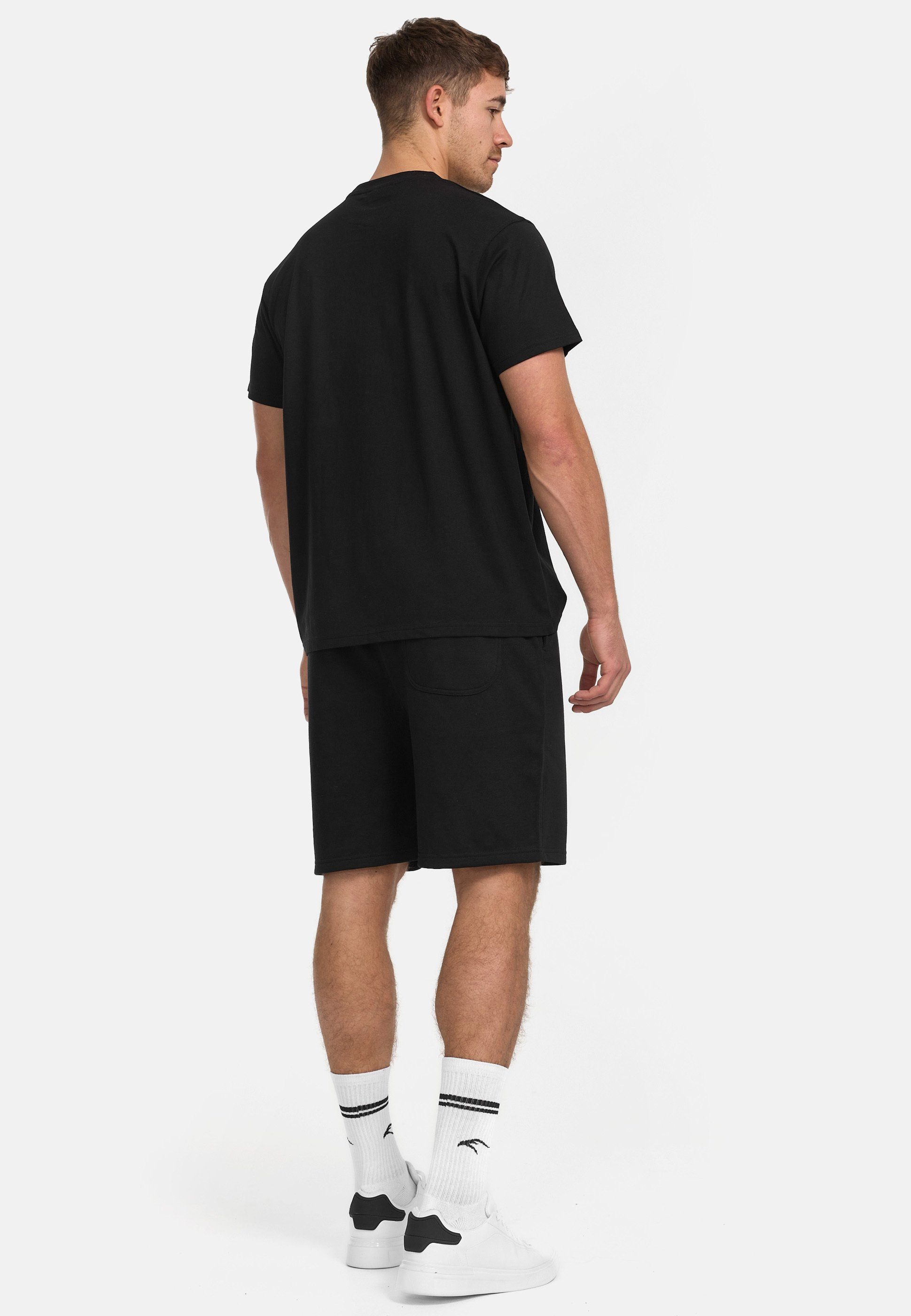 Indicode Freizeitanzug Herren Comfy Shirt Herrenshorts Set (2-tlg), mit praktischen Seitentaschen an der Shorts