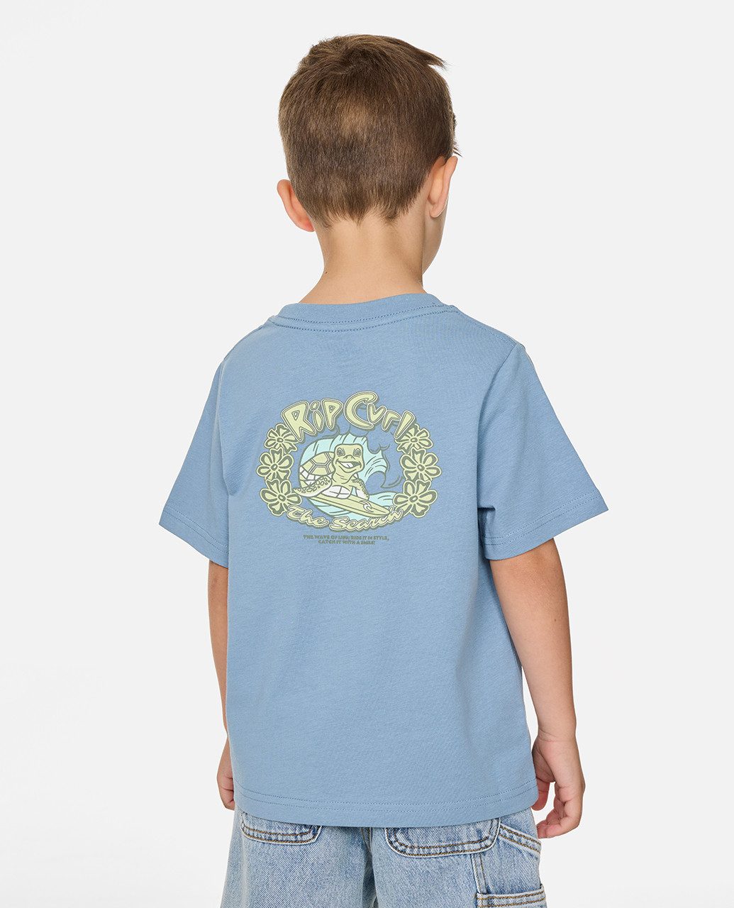 Rip Curl Print-Shirt Ride The Wave Art T-Shirt für Kinder