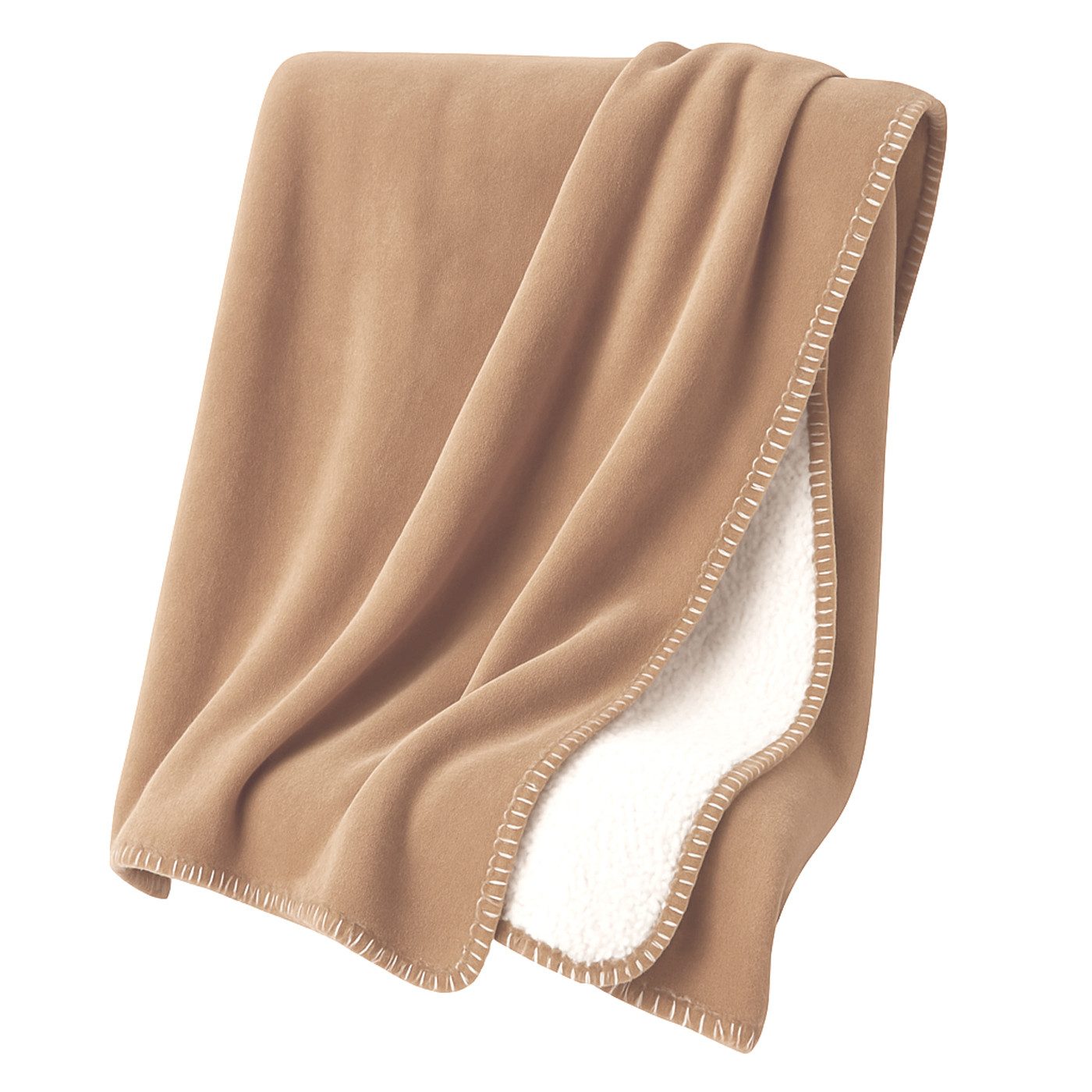 Wohndecke Kuscheldecke Chenille Sherpa Fellimitat Sofadecke, heimtexland, 150x200 I extra dick I warm I kuschelig weich I atmungsaktiv