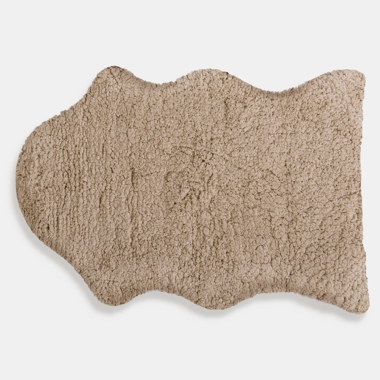Karat Fellteppich Eva Beige, Teppich, 100% Polyester, Höhe: 70 mm, sehr weicher Flor