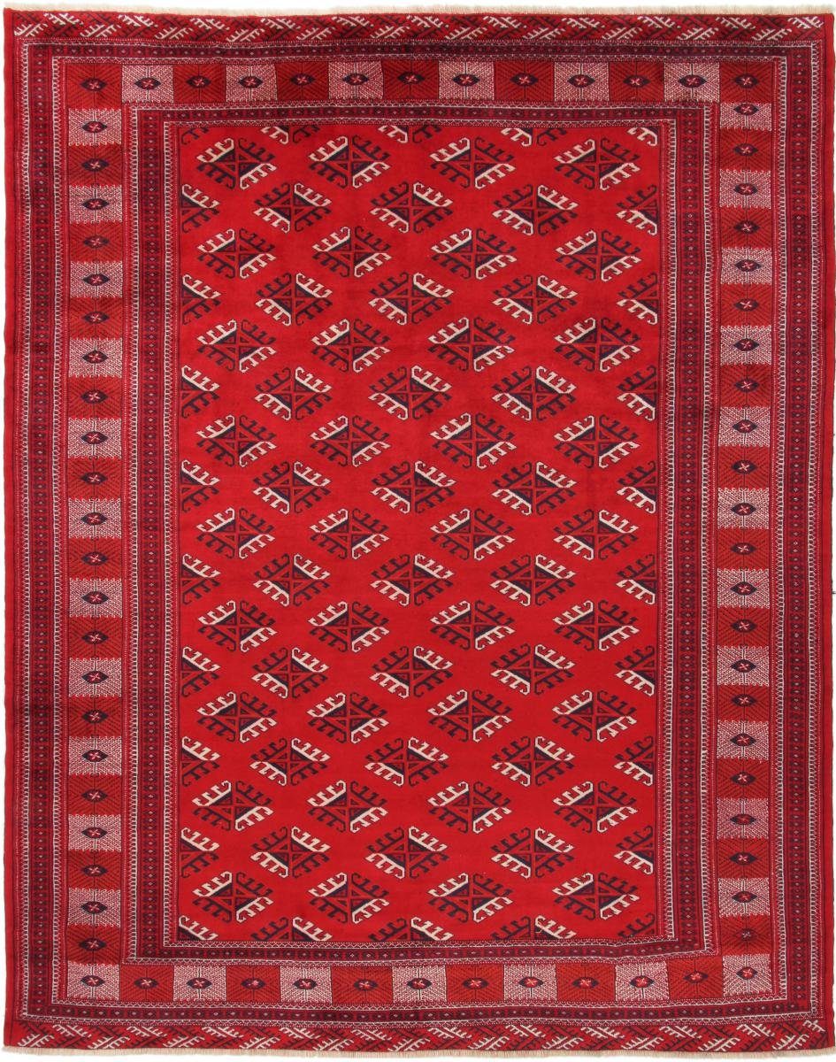 Orientteppich Turkaman 310x385 Handgeknüpfter Orientteppich / Perserteppich, Nain Trading, rechteckig, Höhe: 6 mm