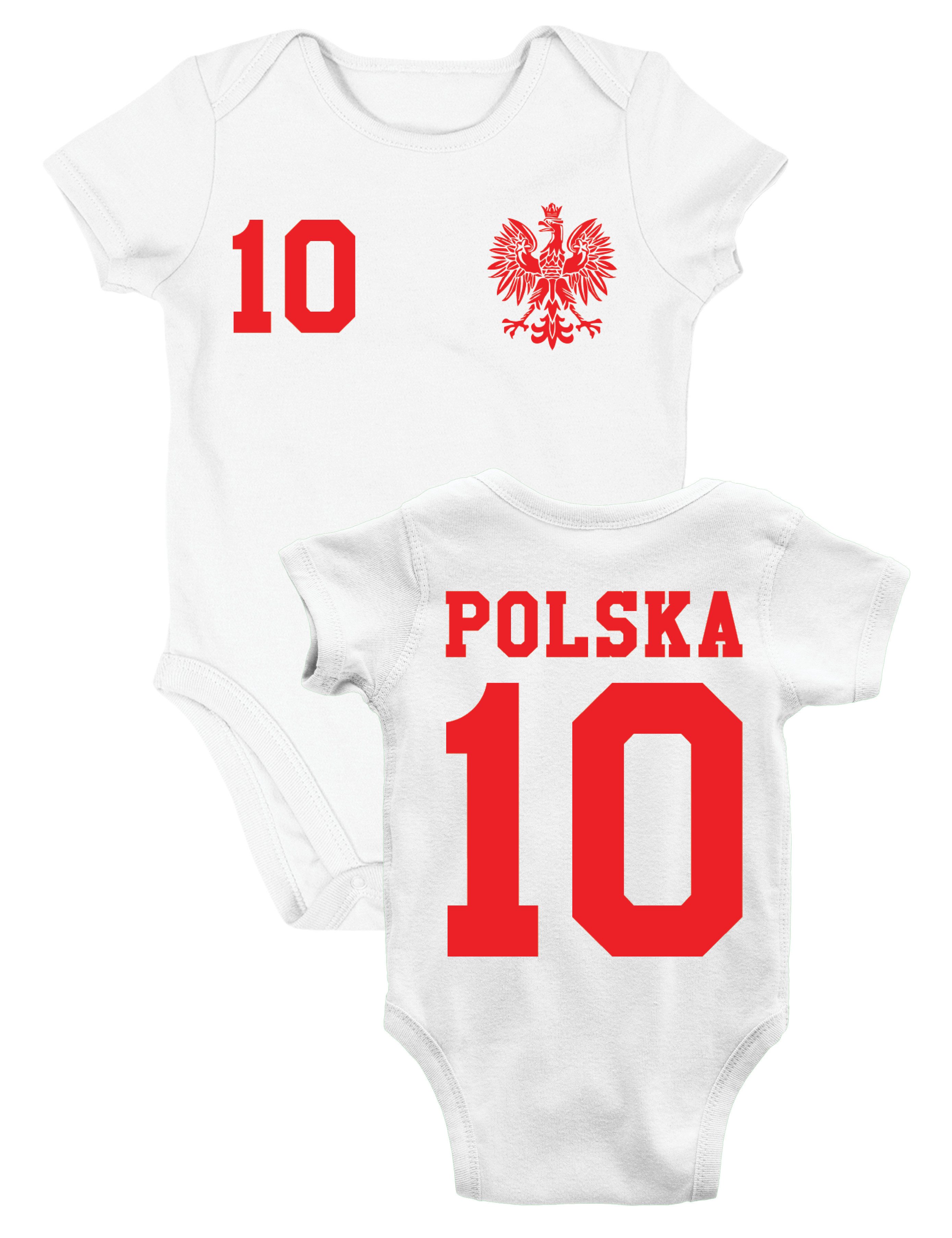 Kurzarmbody Polen Kinder Baby Body Strampler