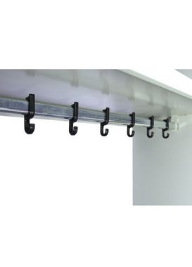 Steelboxx Fächerschrank Schließfachgarderobe rechts Garderobe 5 Fächer 180x111,5x50cm (1-St) werden