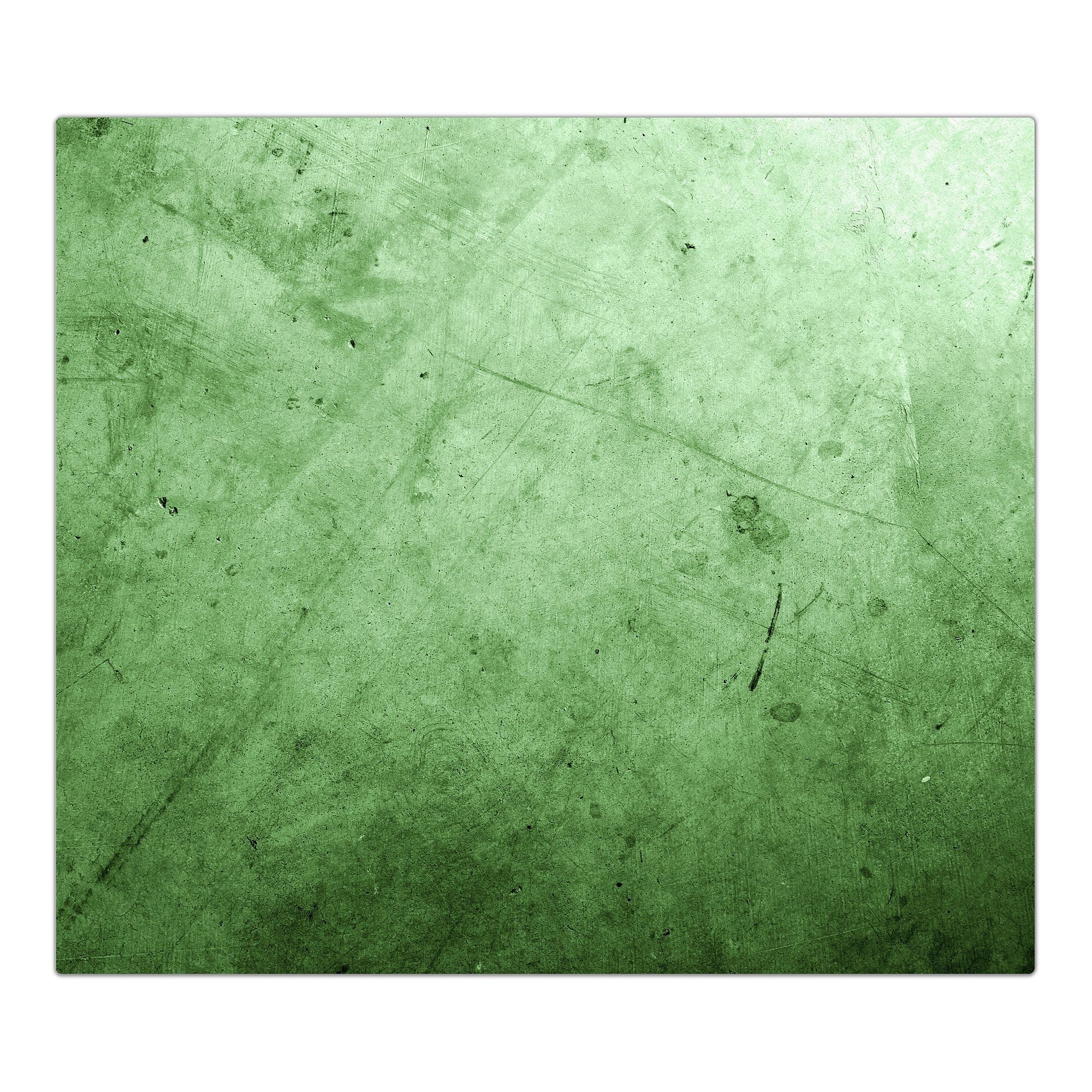 Grüne Spritzschutz Strukturen, (1 Glas, tlg) aus Glas Primedeco Herd-Abdeckplatte Herdabdeckplatte