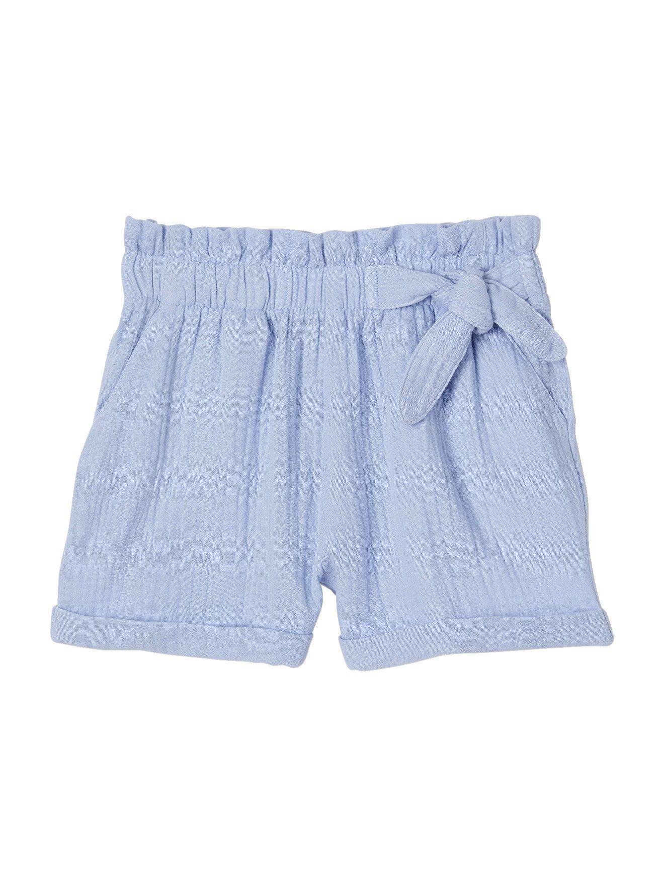 Shorts Mädchen Paperbag-Shorts, Musselin