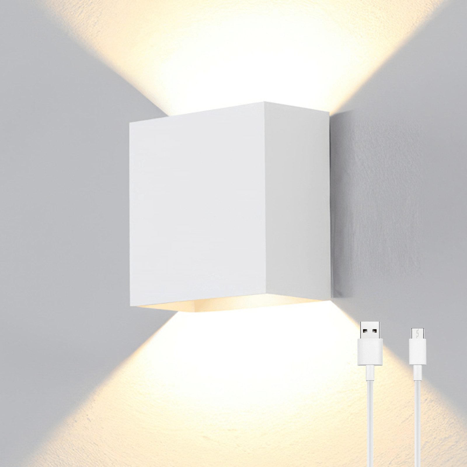 BlingBin LED Wandleuchte Wiederaufladbare LED-Wandlampe mit günstig online kaufen