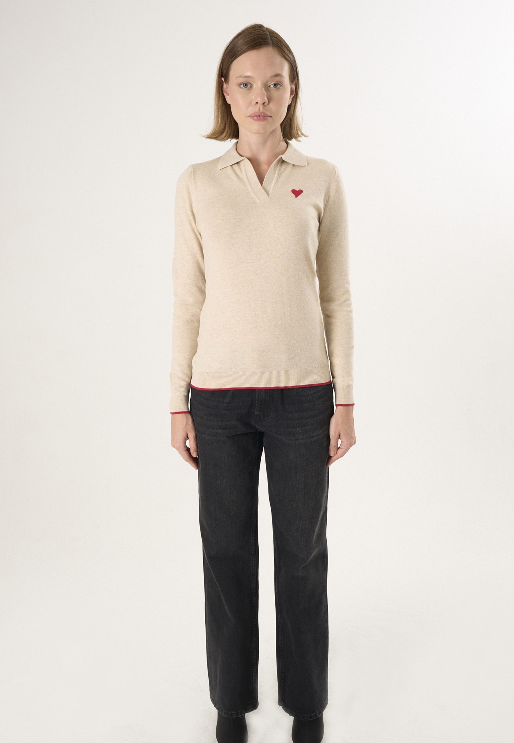 Felix Hardy Polokragenpullover Strickpullover mit Rollkragen