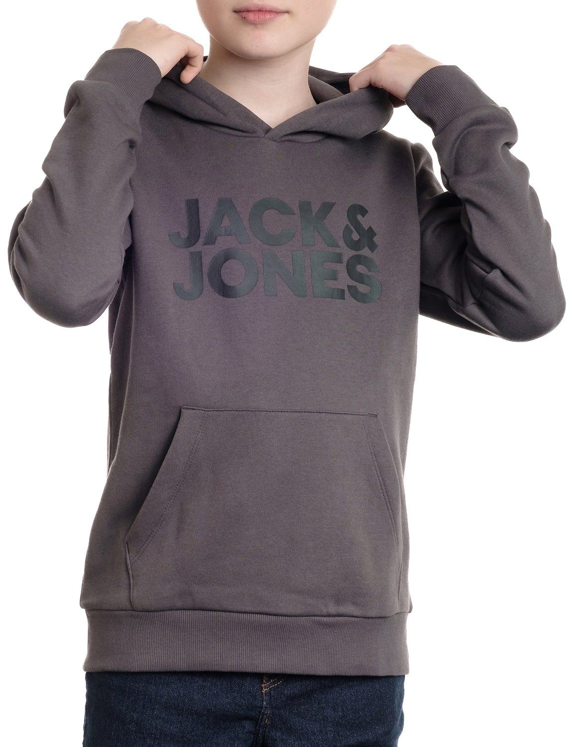 Jack & Jones Junior Kapuzenpullover Unifarbe günstig online kaufen