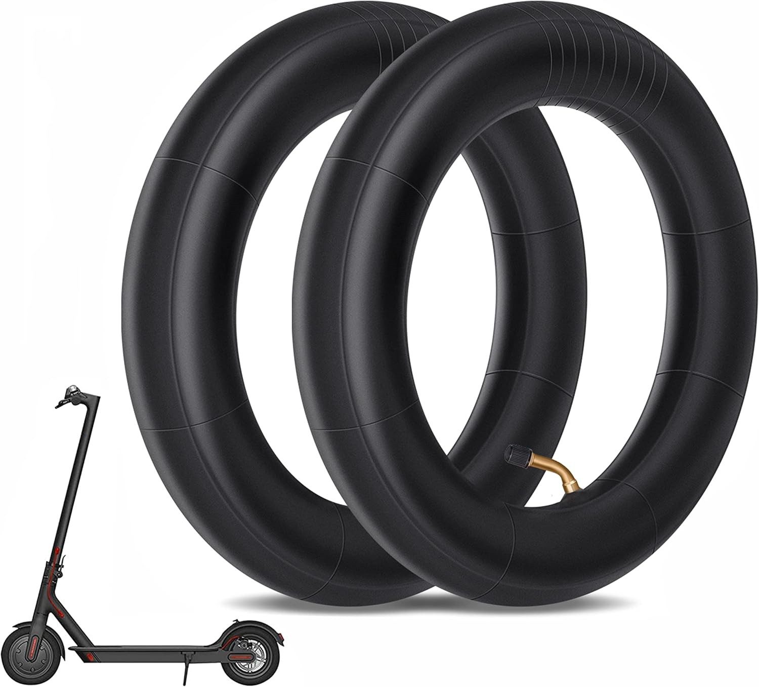 Heyork Sackkarren-Rad 2 Stück 8,5 Zoll Scooter Schlauch 8 1/2x2 Ersatzreifen Xiaomi M365 Pro